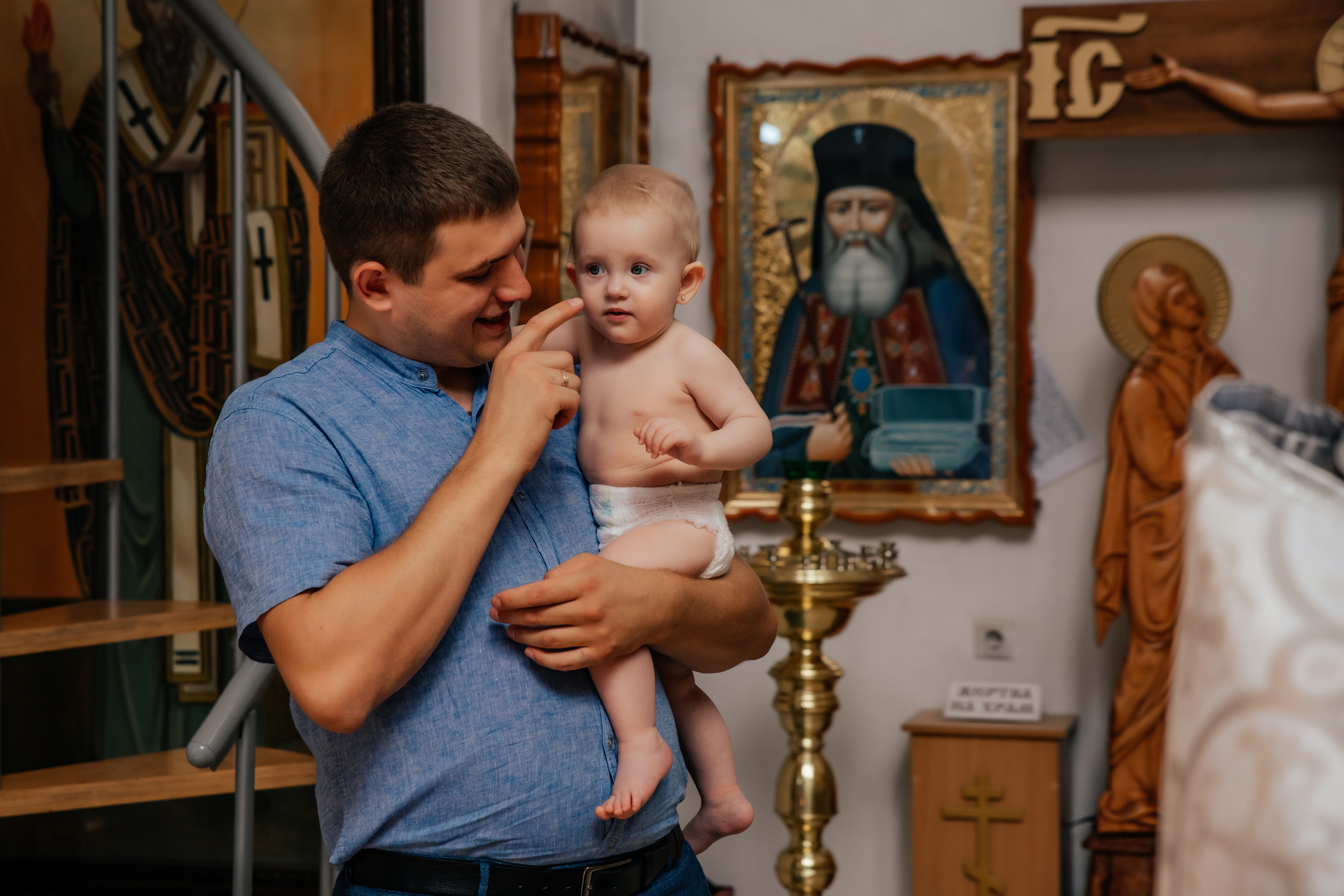 Съемка крещения. Свадебный и семейный фотограф Армавир Левашов Никита