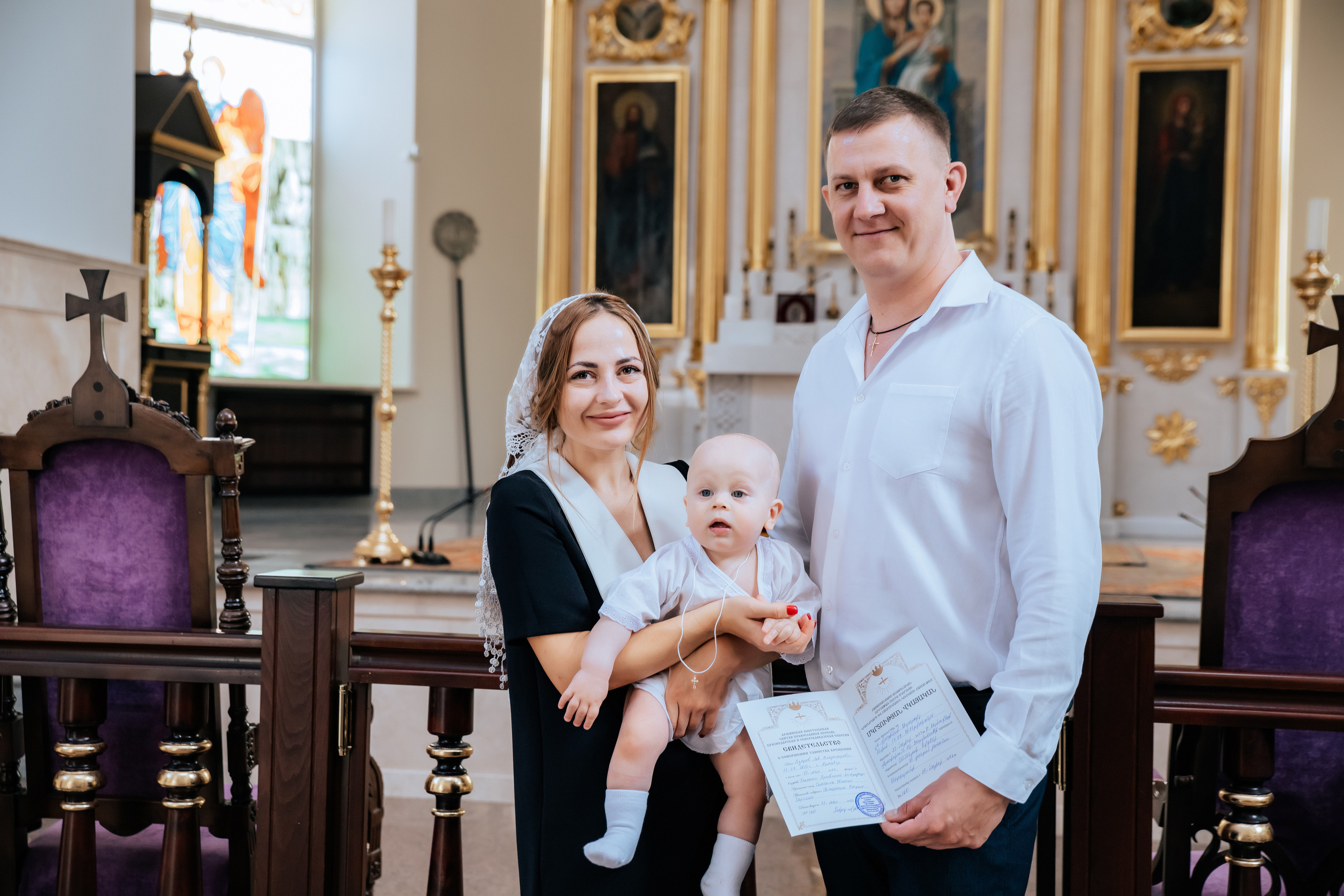 Съемка крещения. Свадебный и семейный фотограф Армавир Левашов Никита