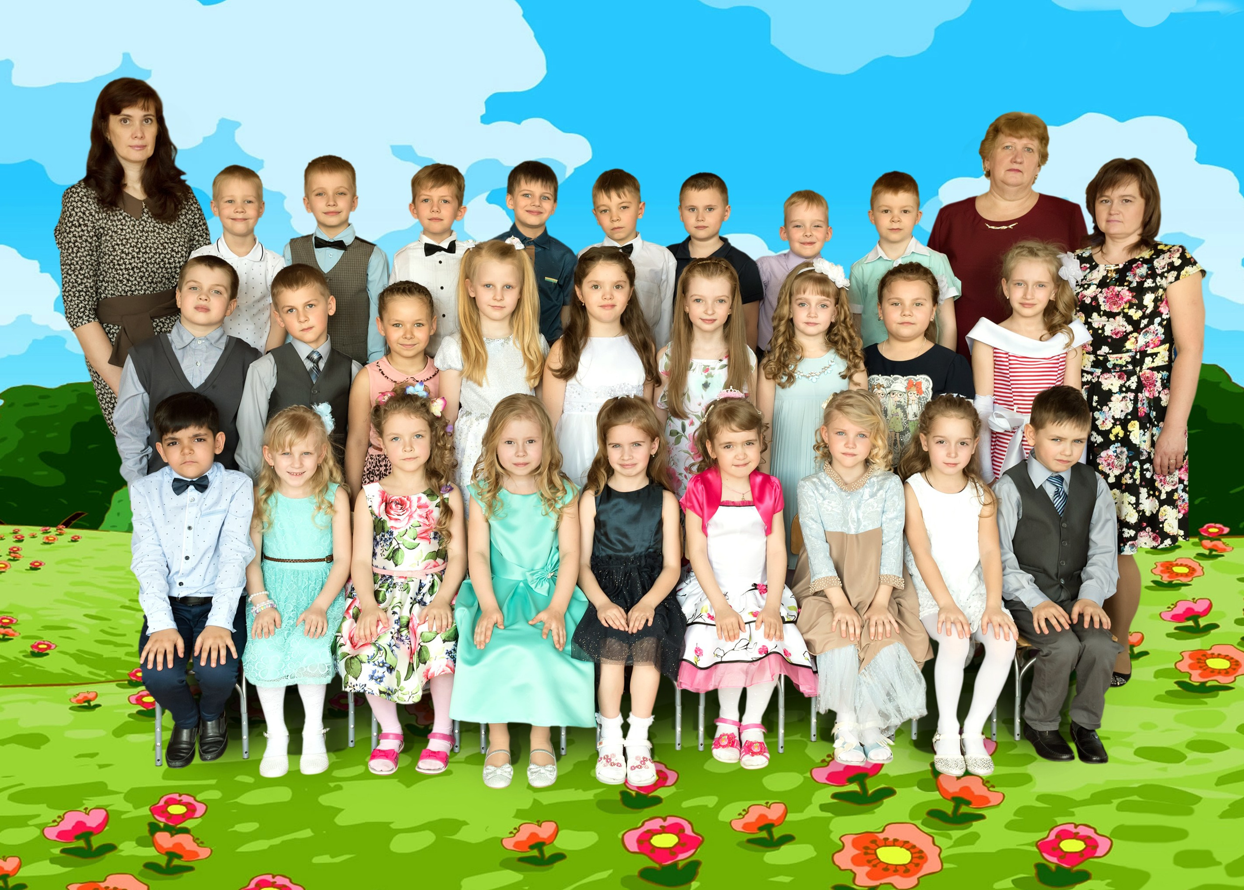 Общее фото ДС. Выпускные альбомы для школ и детских садов в Иваново