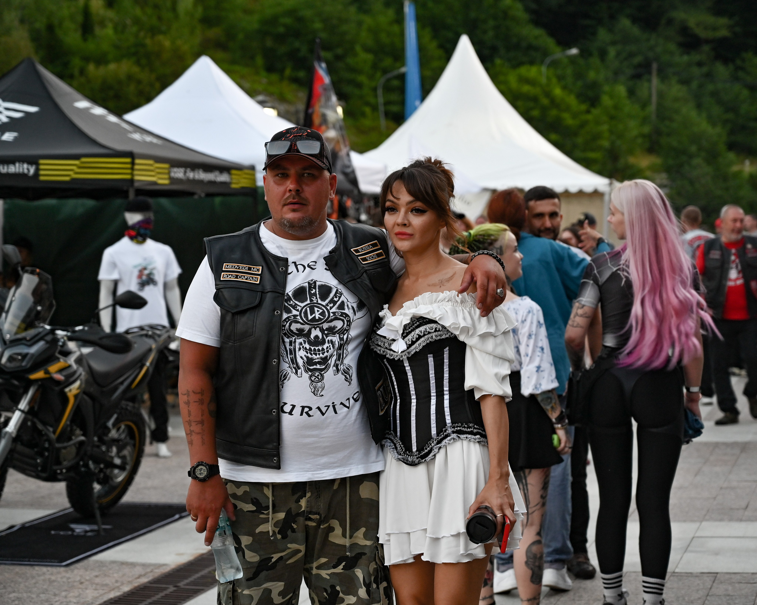 11- ый Ежегодный Байк Фестиваль " Медвежья МОТО ПОЛЯНА». Фотографирую счастливых людей в Сочи