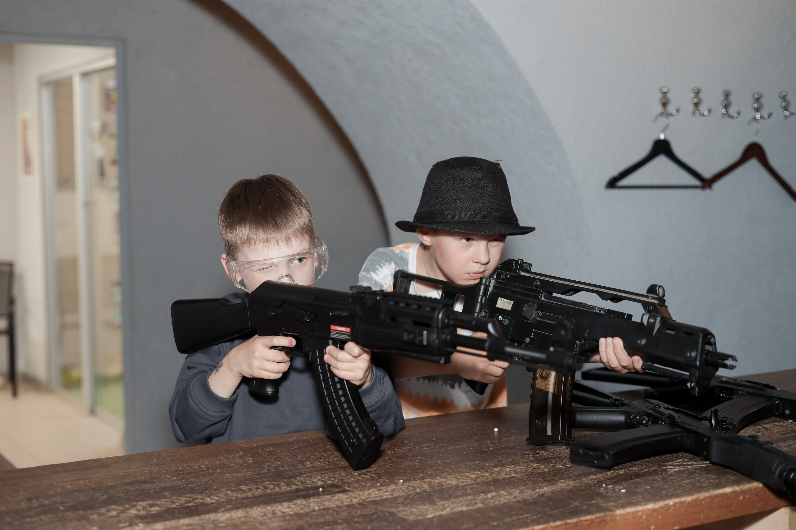 День рождение в стрелковом клубе. Фотограф Надршина Лилия