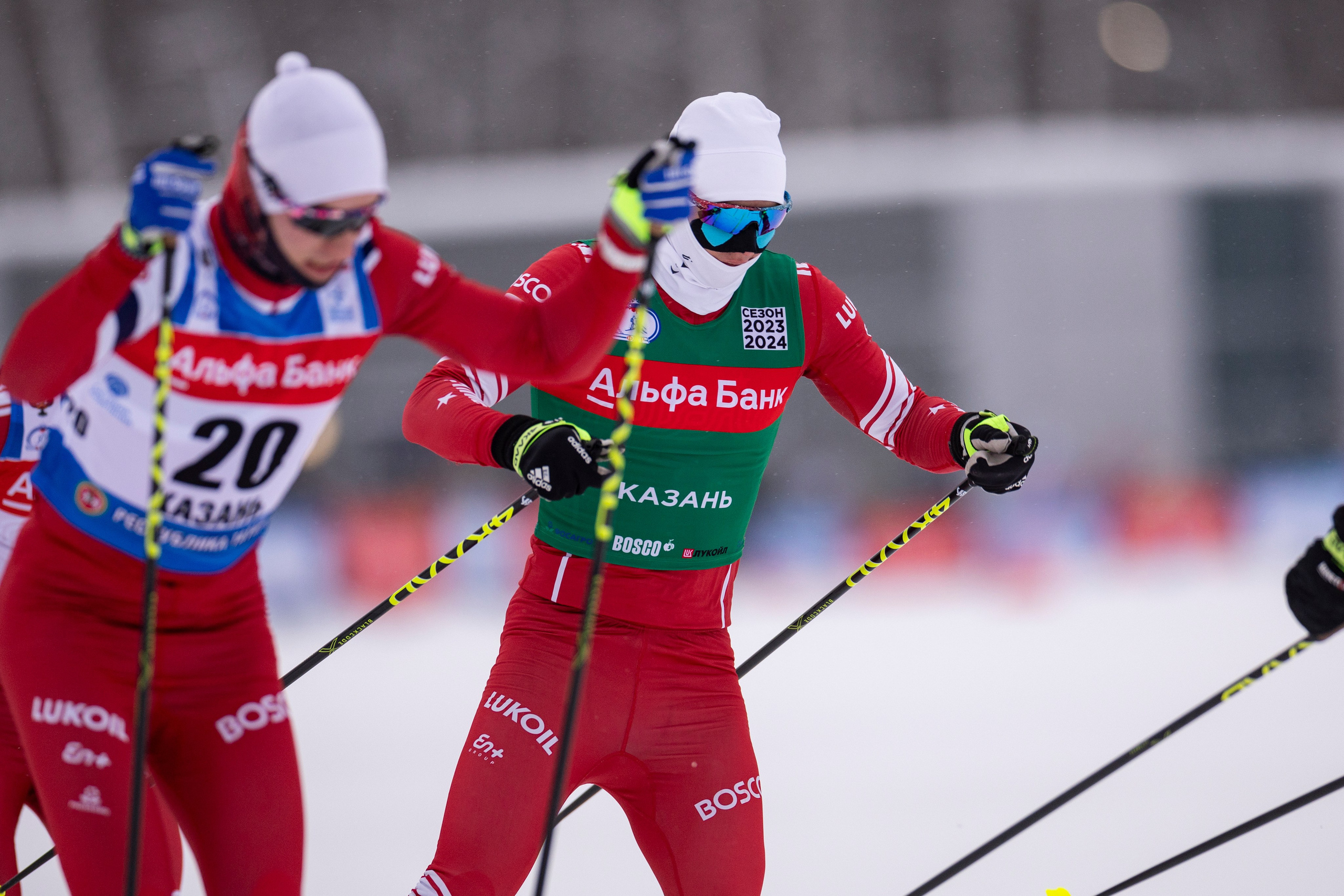 Кубок России по лыжным гонкам 2024. Спринт, мужчины. Спортивный репортажный фотограф Казань Нафис Сиразетдинов