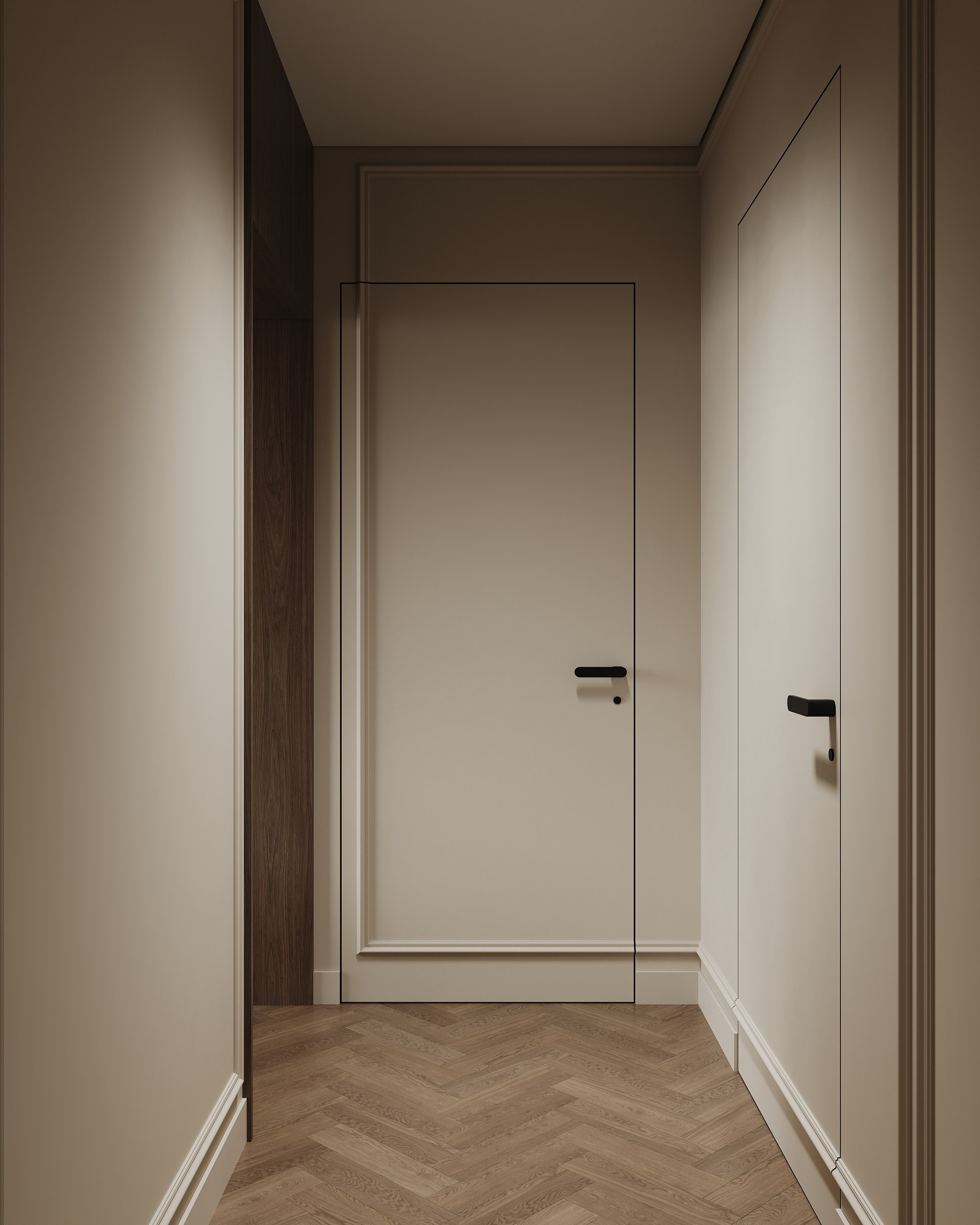 Кухня-гостиная «Одинарка». 3D визуализация интерьера Надежда Соколова