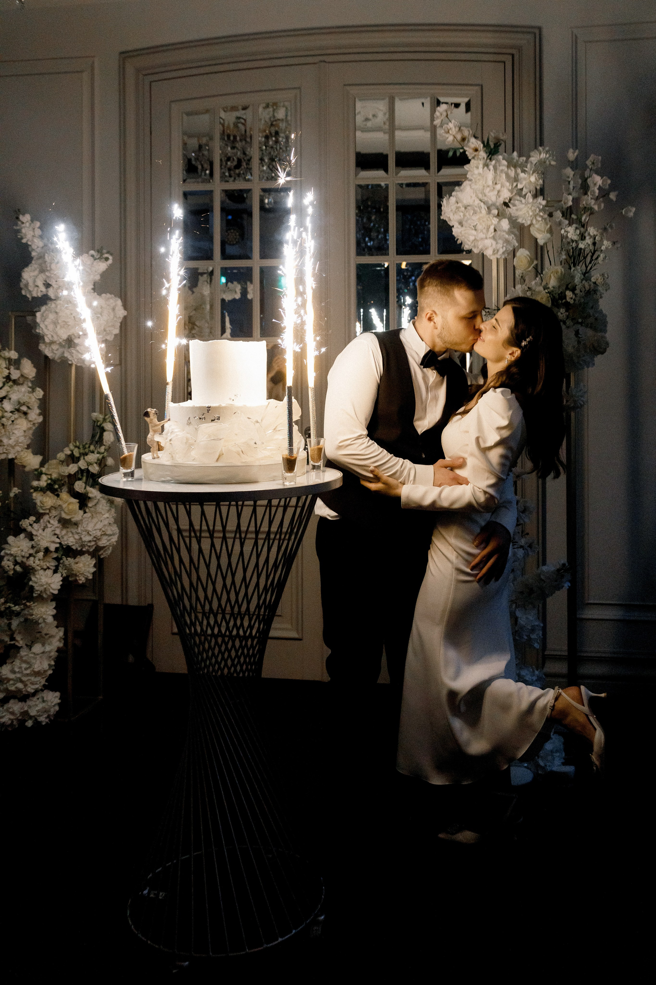 Свадебный ужин в Ресторане Michel на Красной Пресне. Свадебный фотограф в Москве и Санкт-Петербурге Денис Ходюков