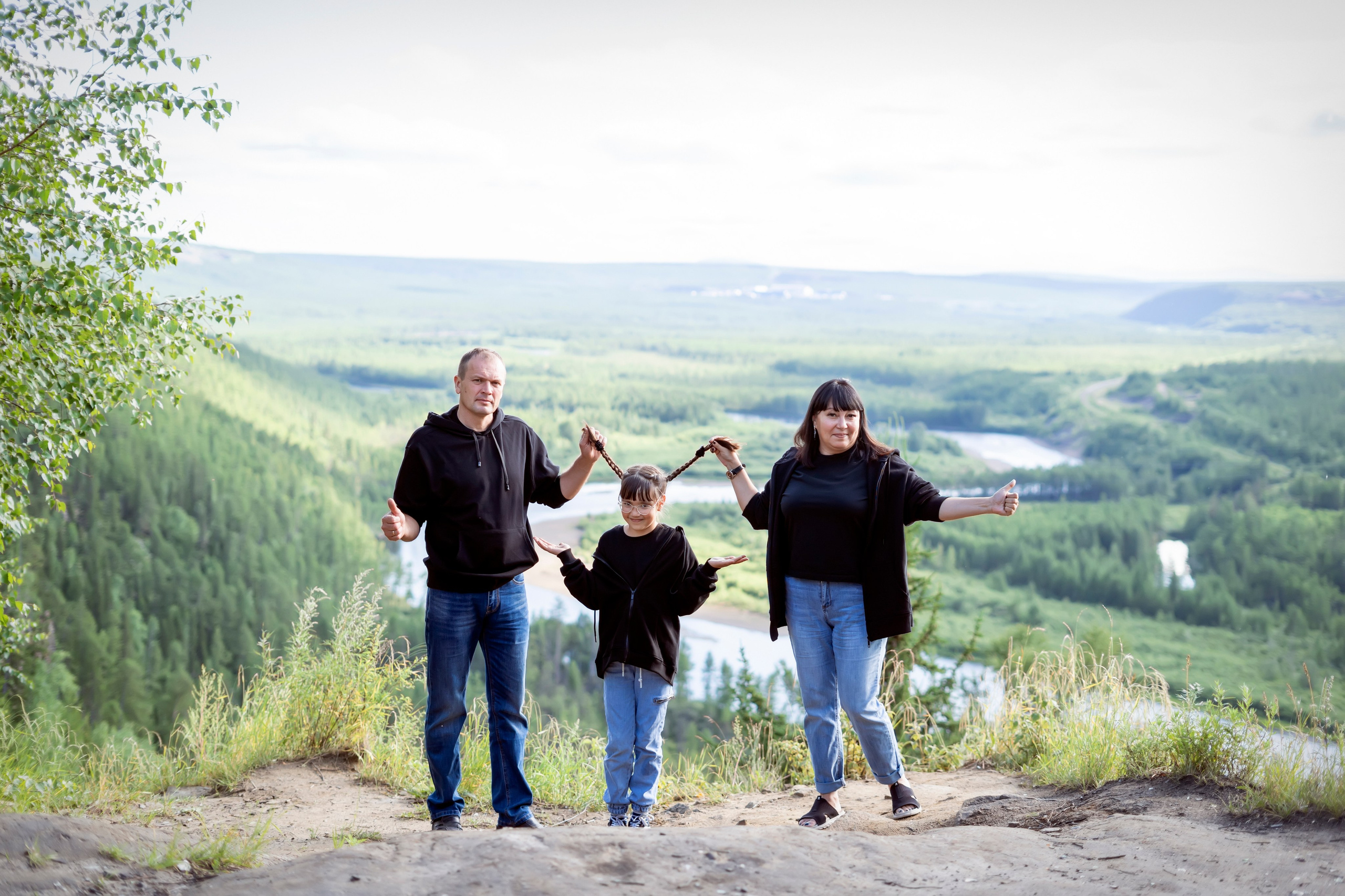 Летняя прогулка на АЯМовской скале. Семейный и детский фотограф в Хабаровске Анна Гриневич