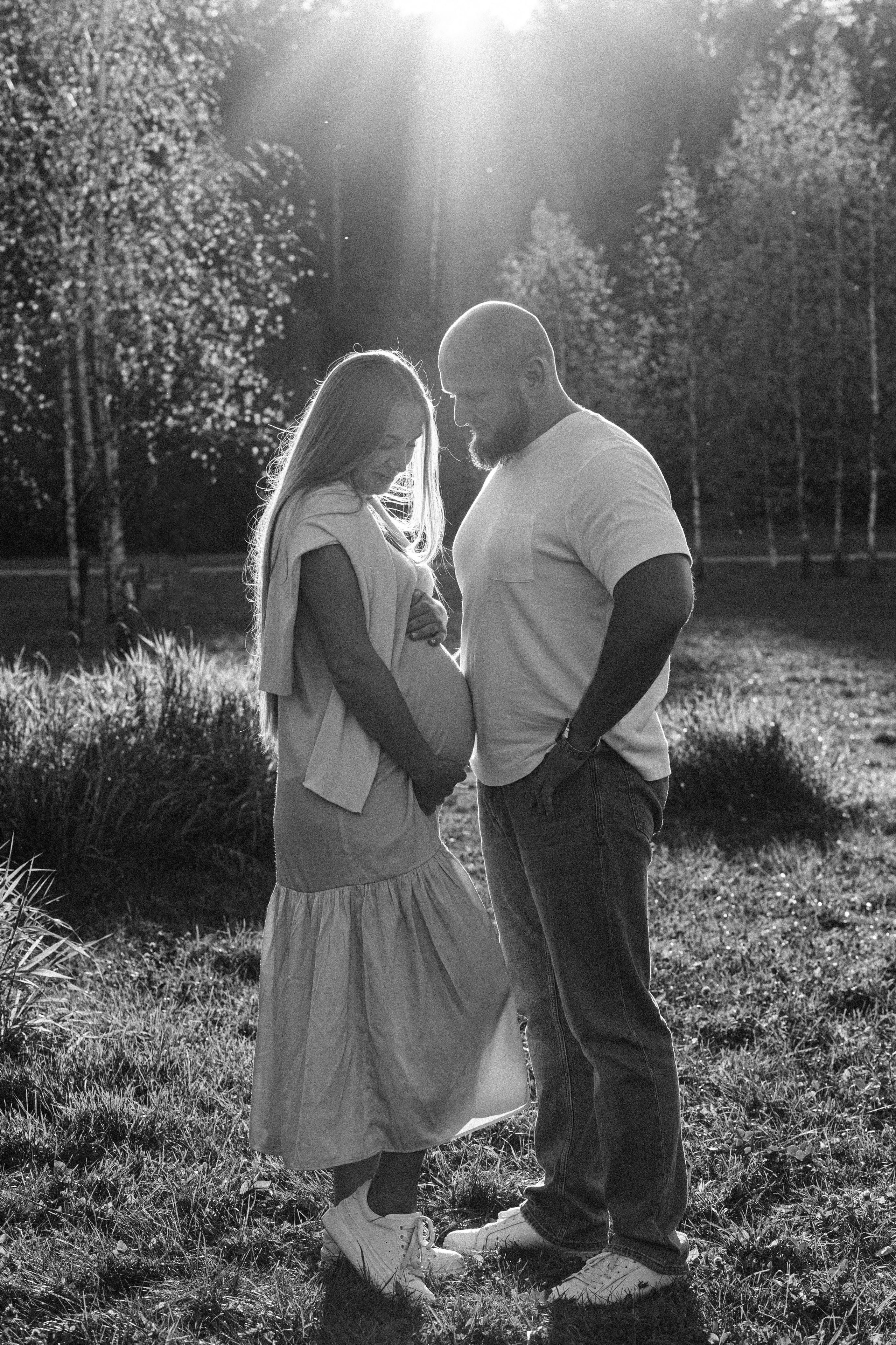 Фотосессия беременности в Мещерском парке. Фотограф Александра Сыщенко