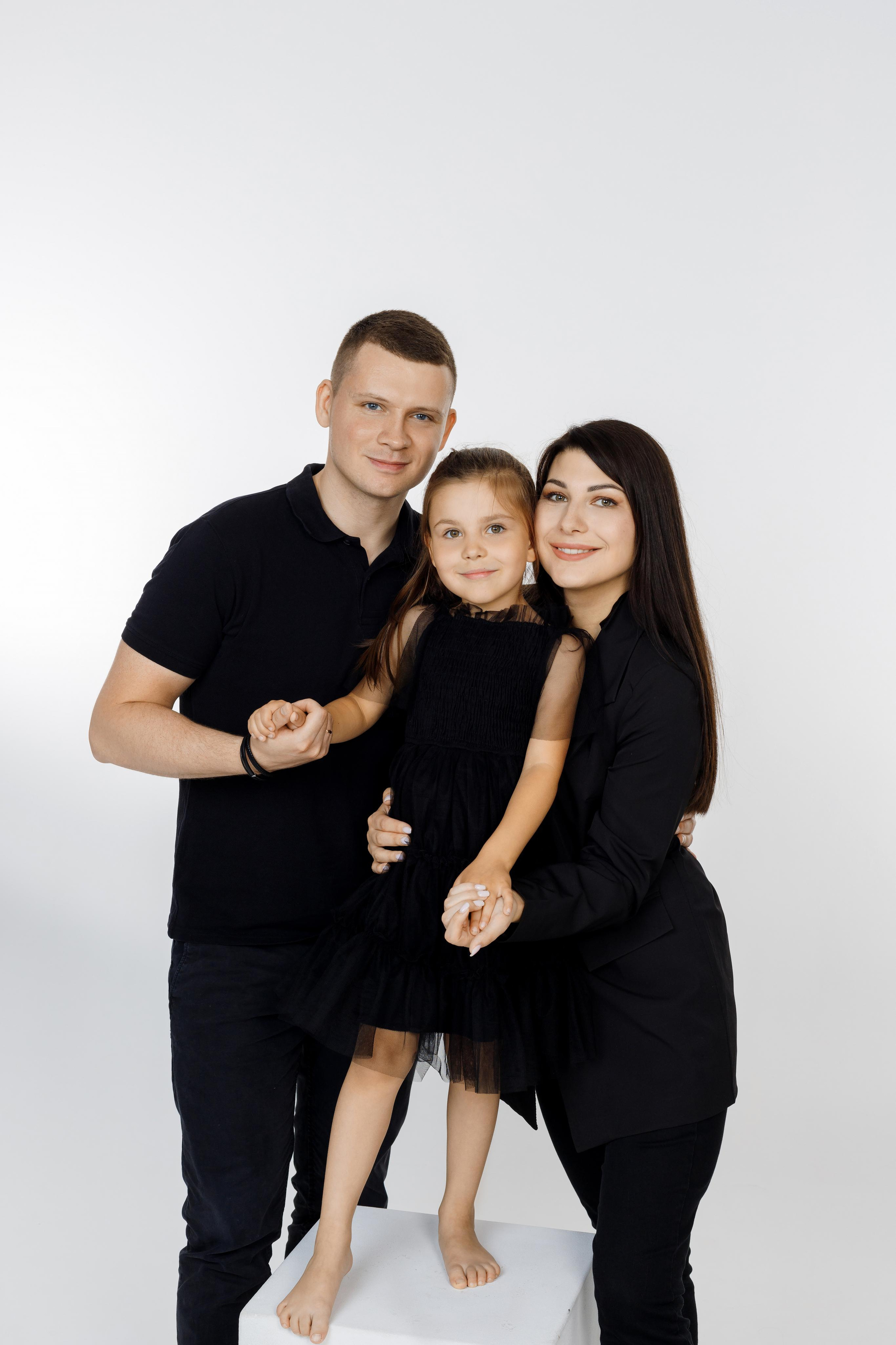 Стильная семейная фотосессия. Фотограф Александра Сыщенко