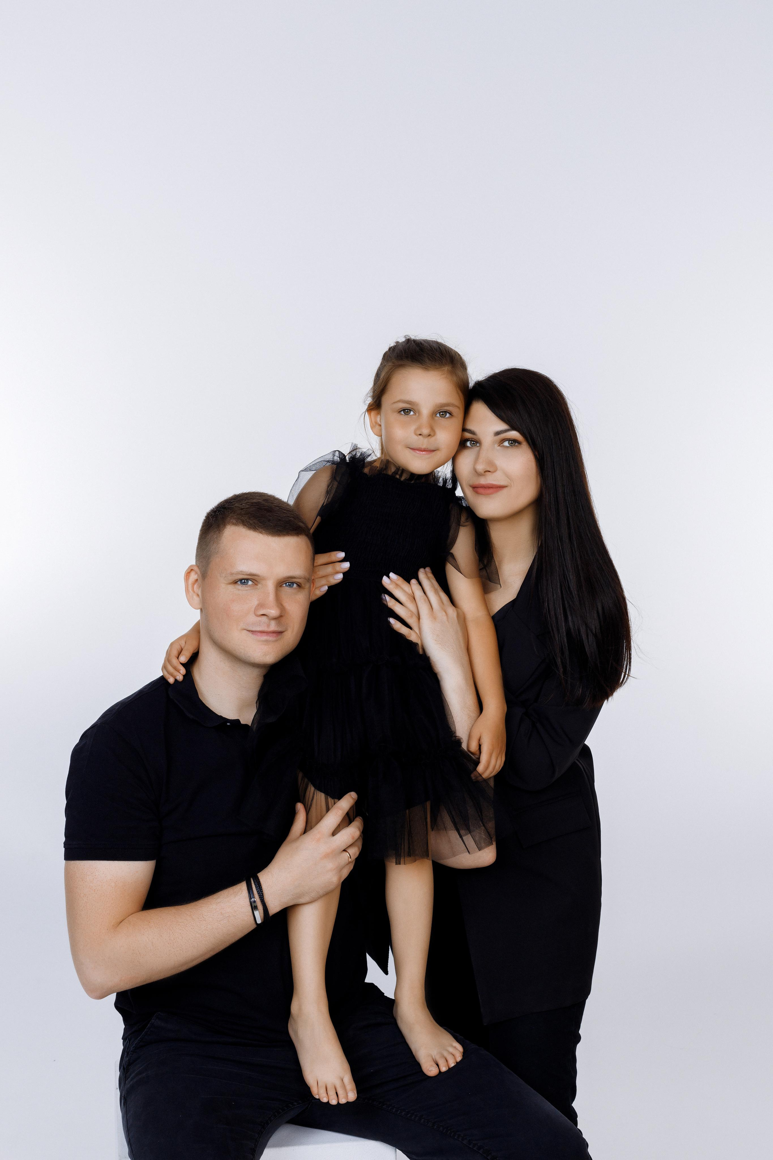 Стильная семейная фотосессия. Фотограф Александра Сыщенко