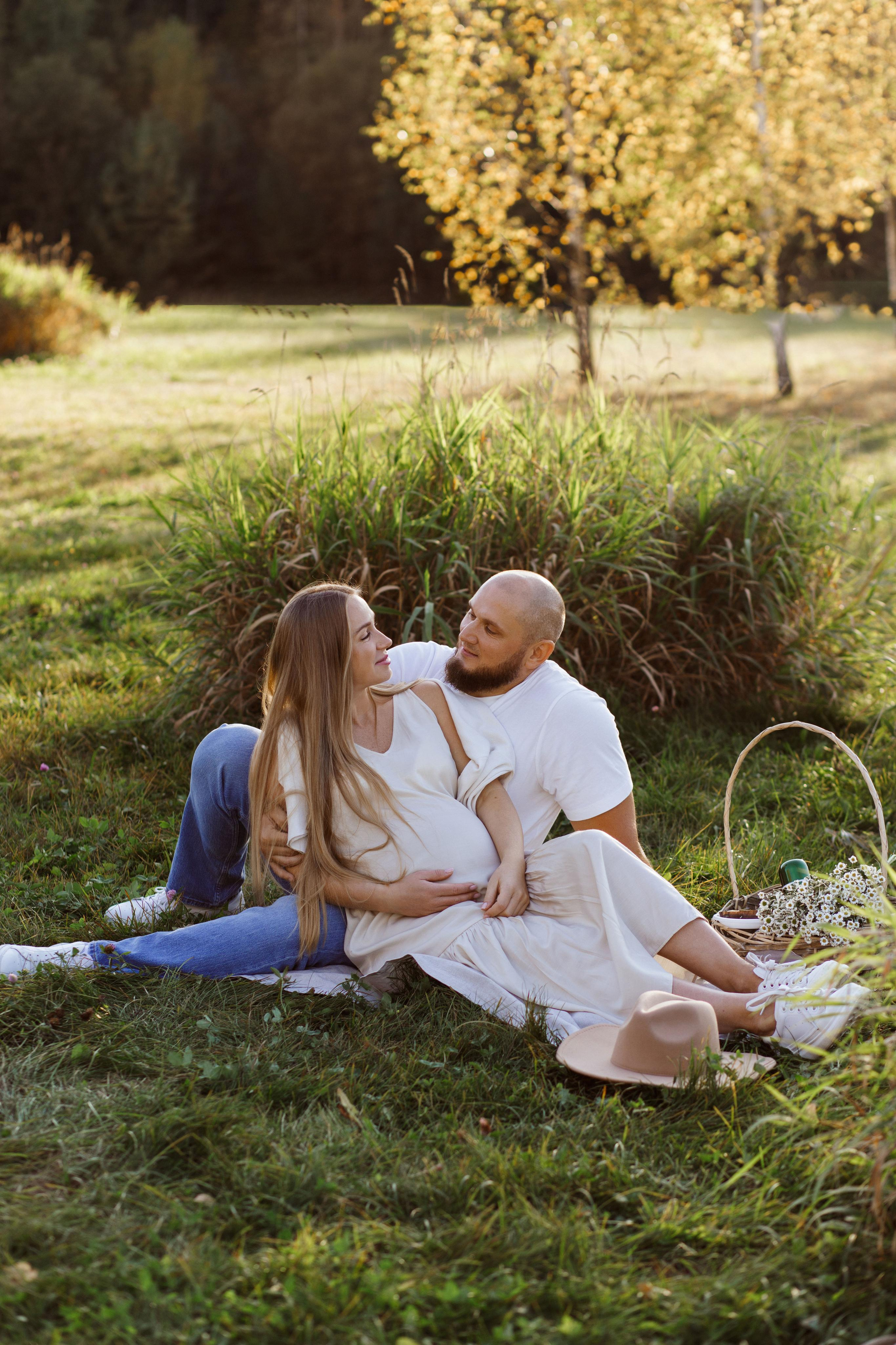 Фотосессия беременности в Мещерском парке. Фотограф Александра Сыщенко