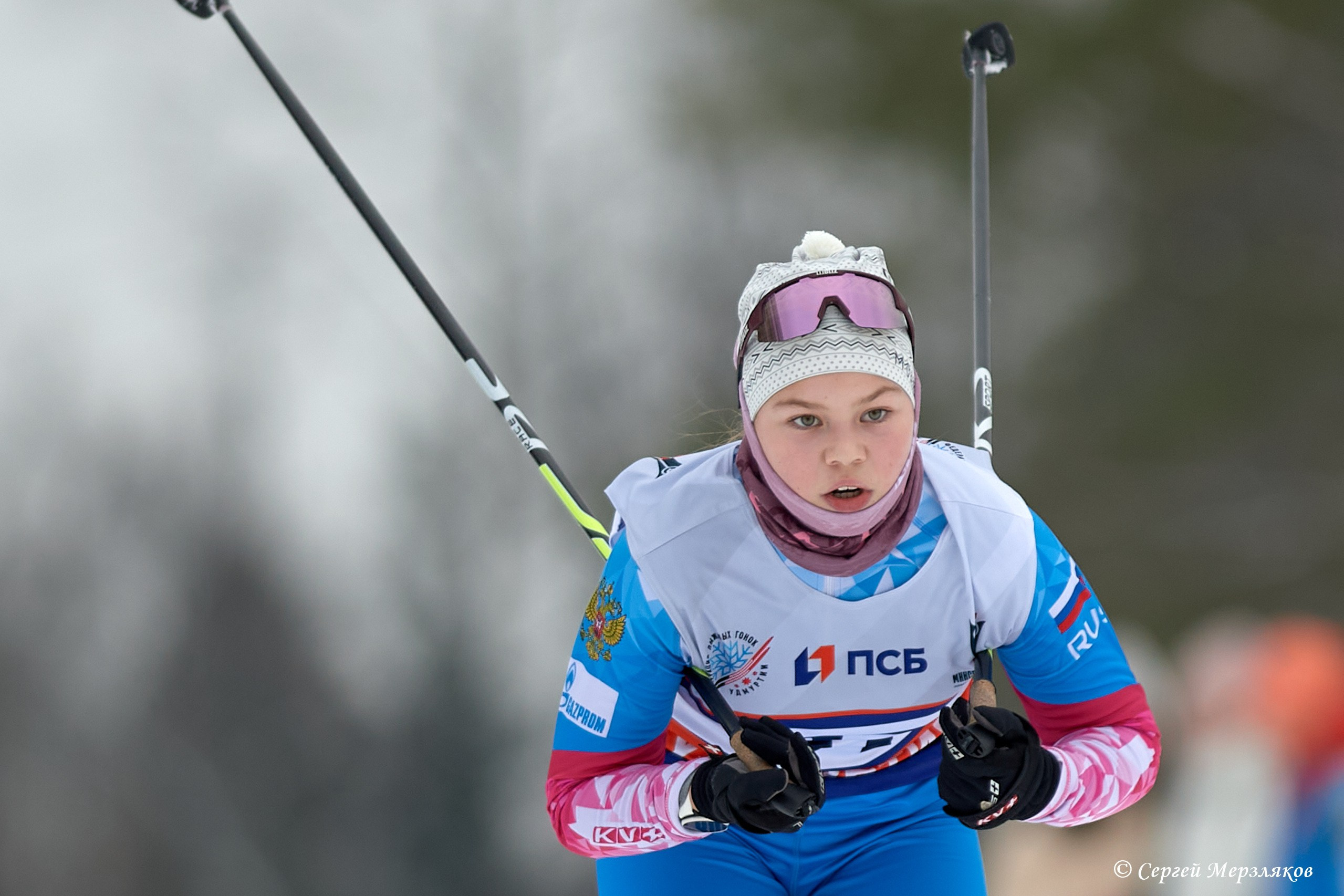 Всероссийские соревнования по лыжным гонкам на призы ЗМС Галины Кулаковой. Спортивный репортажный фотограф в Ижевске Сергей Мерзляков