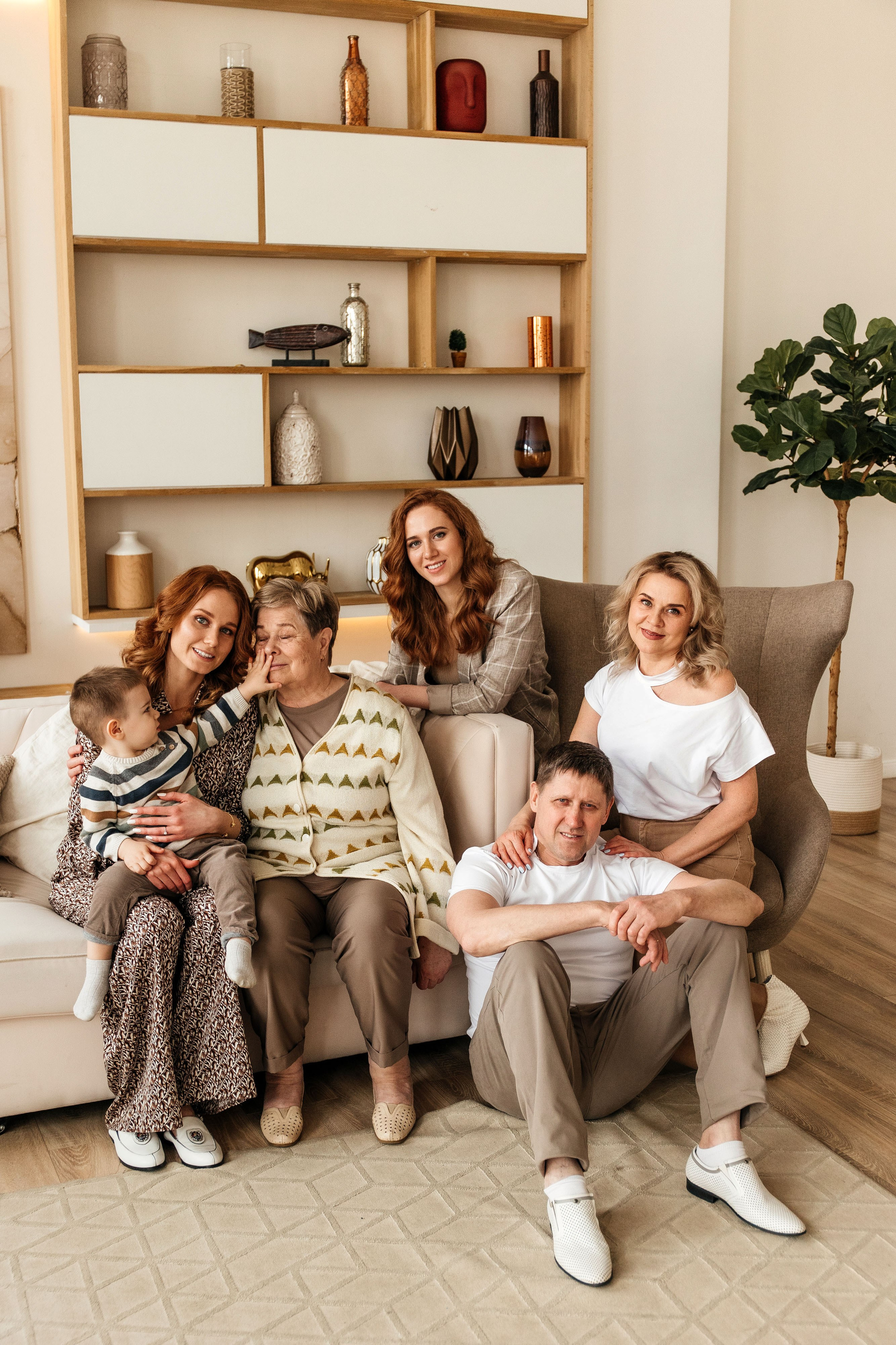 Ира и её семья. Фотограф Харитонова Наталья