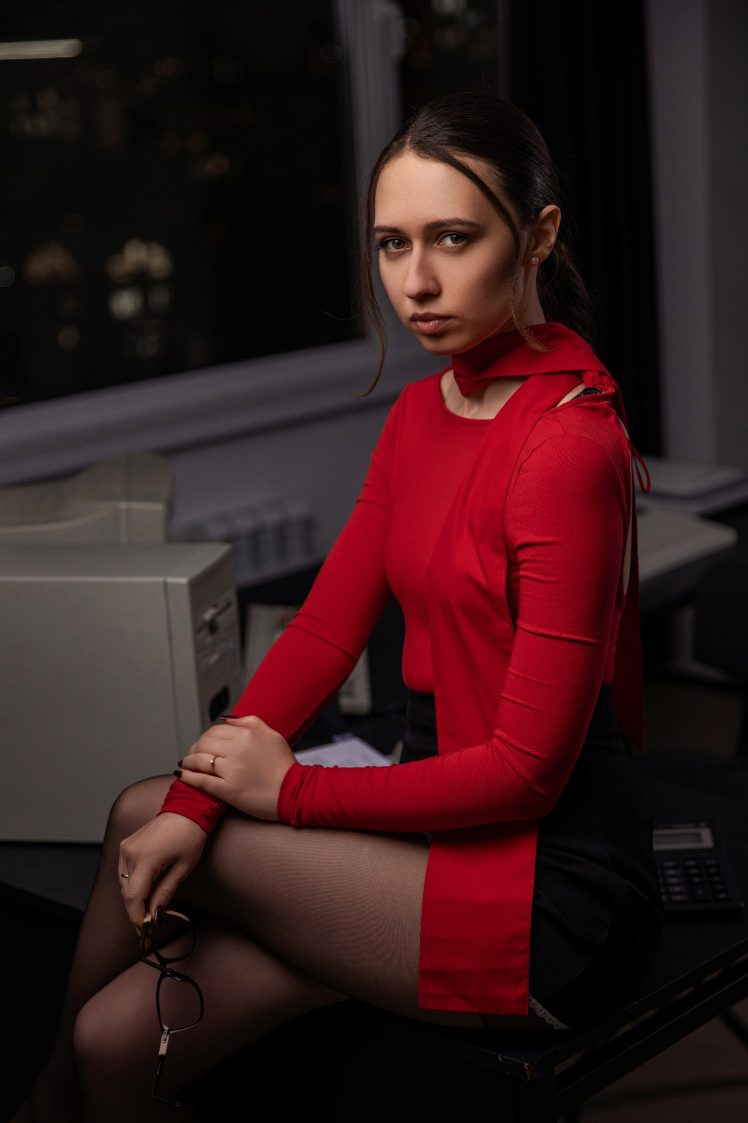 Женская фотосессия в офисе. Семейный и женский фотограф в Москве Надежда Воробьева