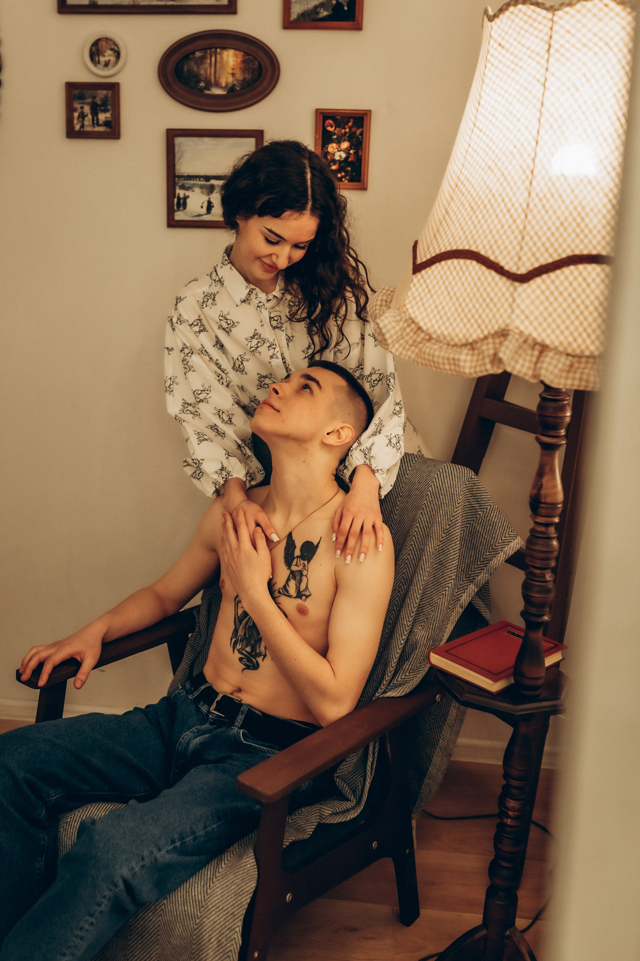 LoveStory Никита и Лиза в студии. Фотограф Санкт-Петербург Князева Елизавета