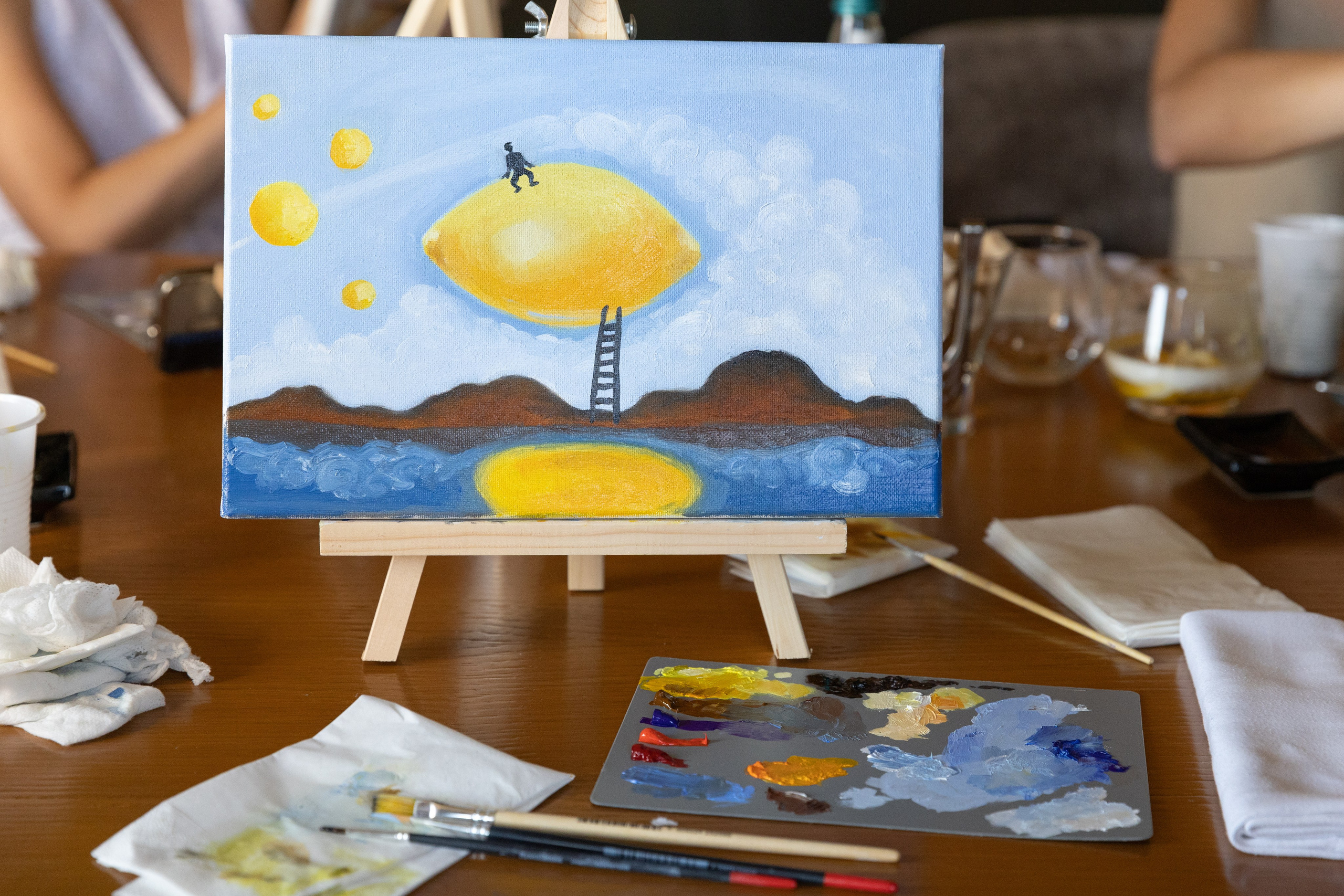 МАСТЕР-КЛАСС ПО ЖИВОПИСИ МАСЛОМ. Фотограф в Сочи Екатерина Потапова