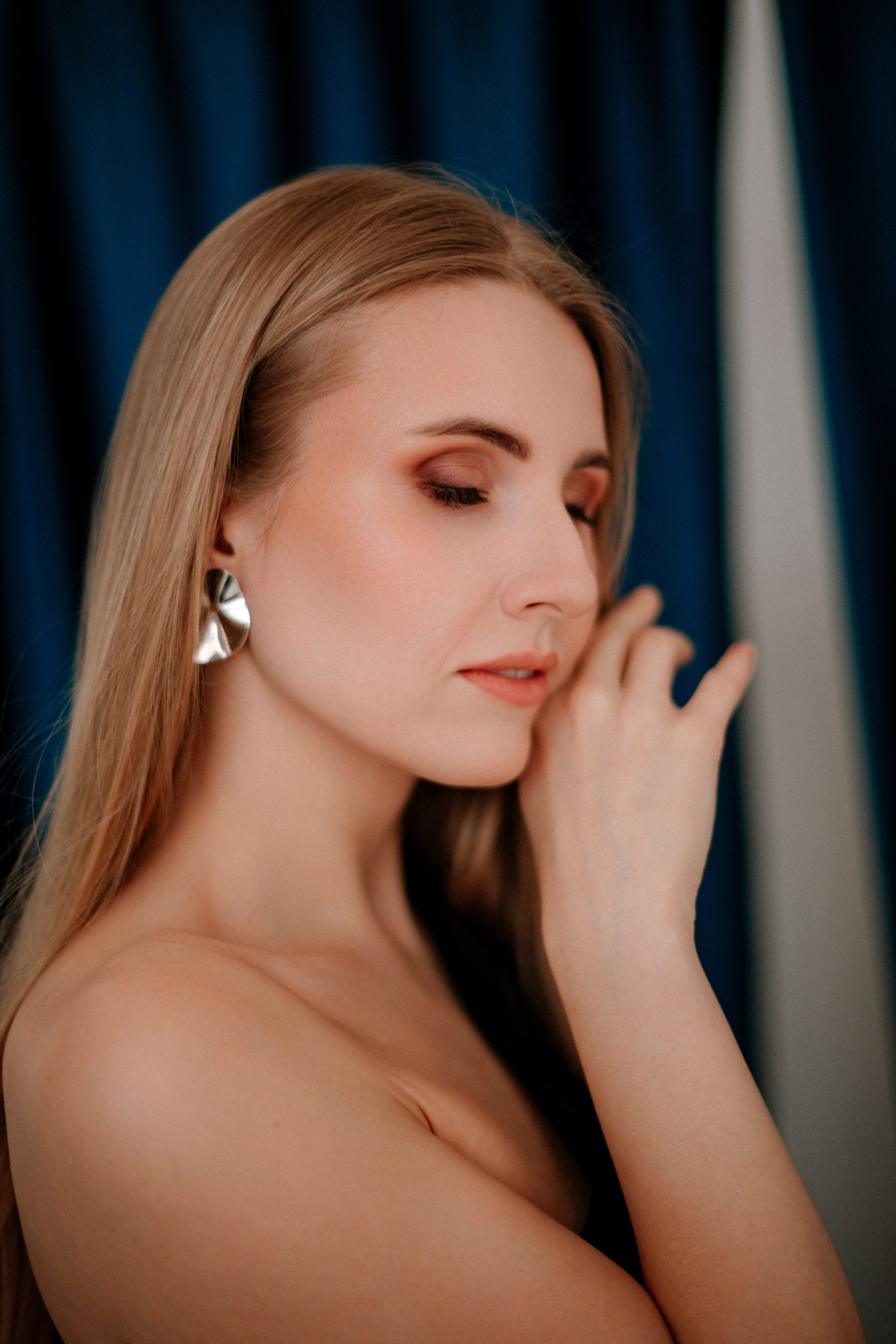 Съемка в тканях, Анастасия. Фотограф Калуга