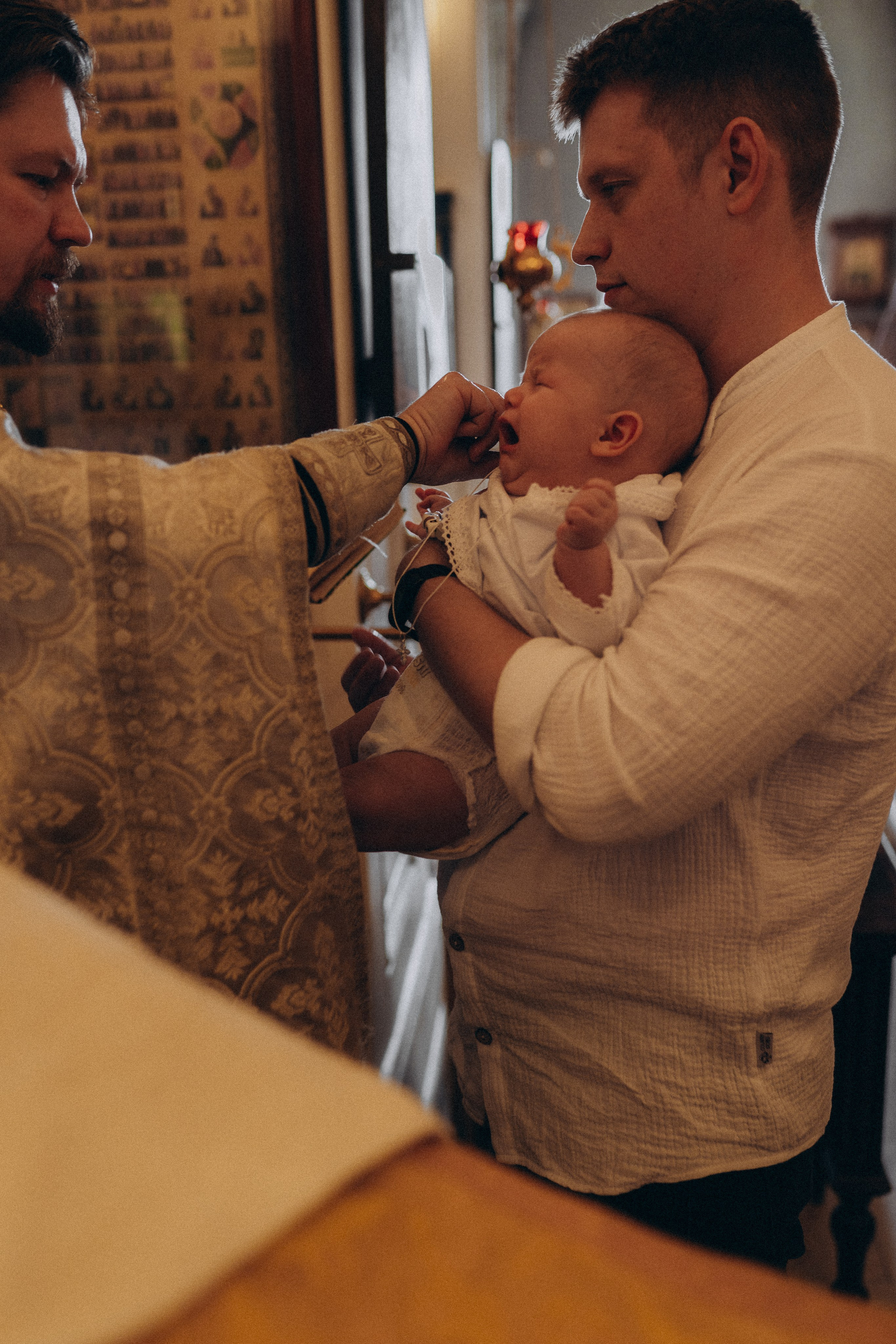 Крещение Димы. Фотограф Торопец Кристина Абрамова Kanwellia photography