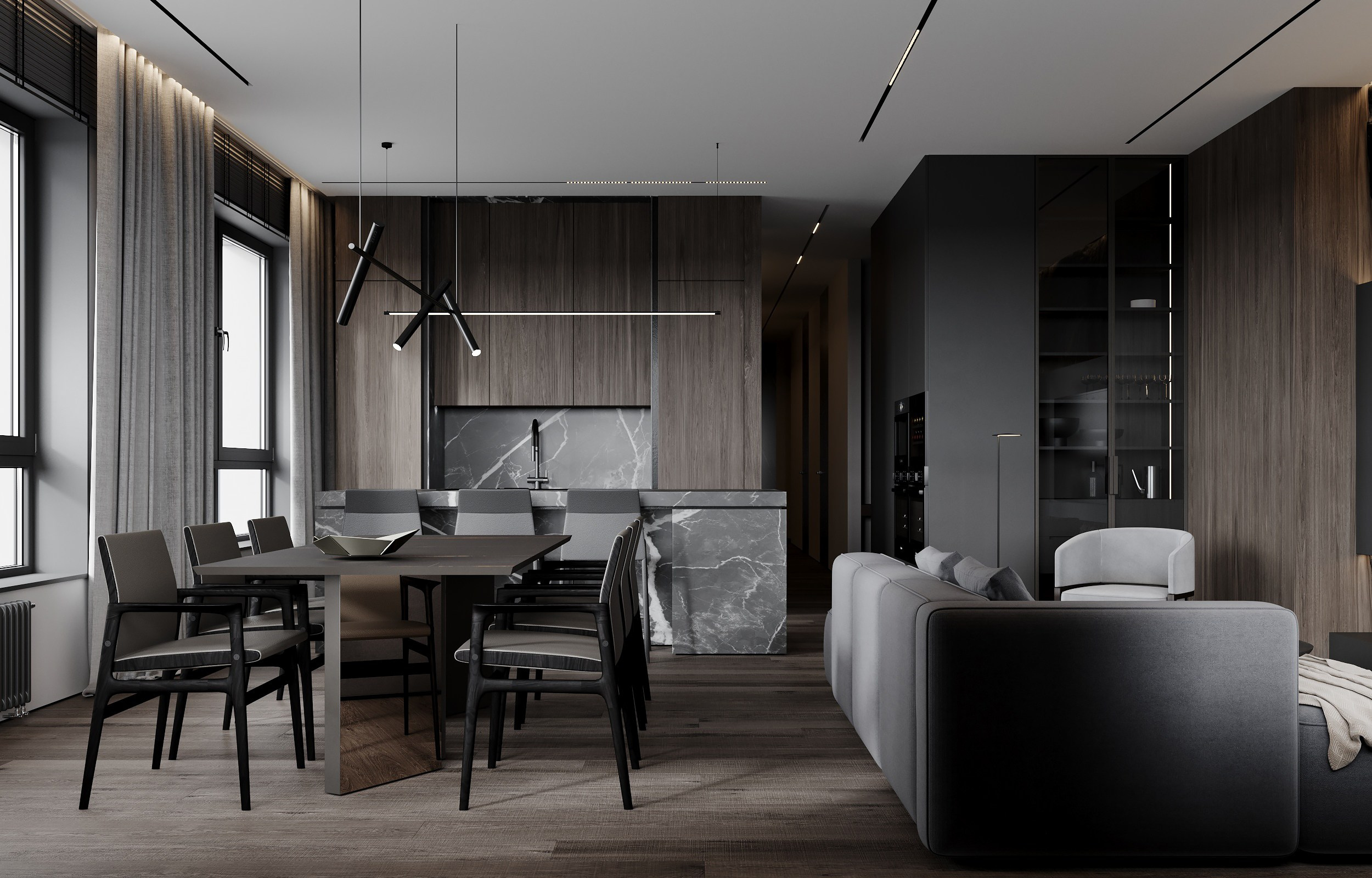 ЖК «На Комсомольском». Дизайн интерьеров в Санкт-Петербурге, Москве. Черемных Валентина