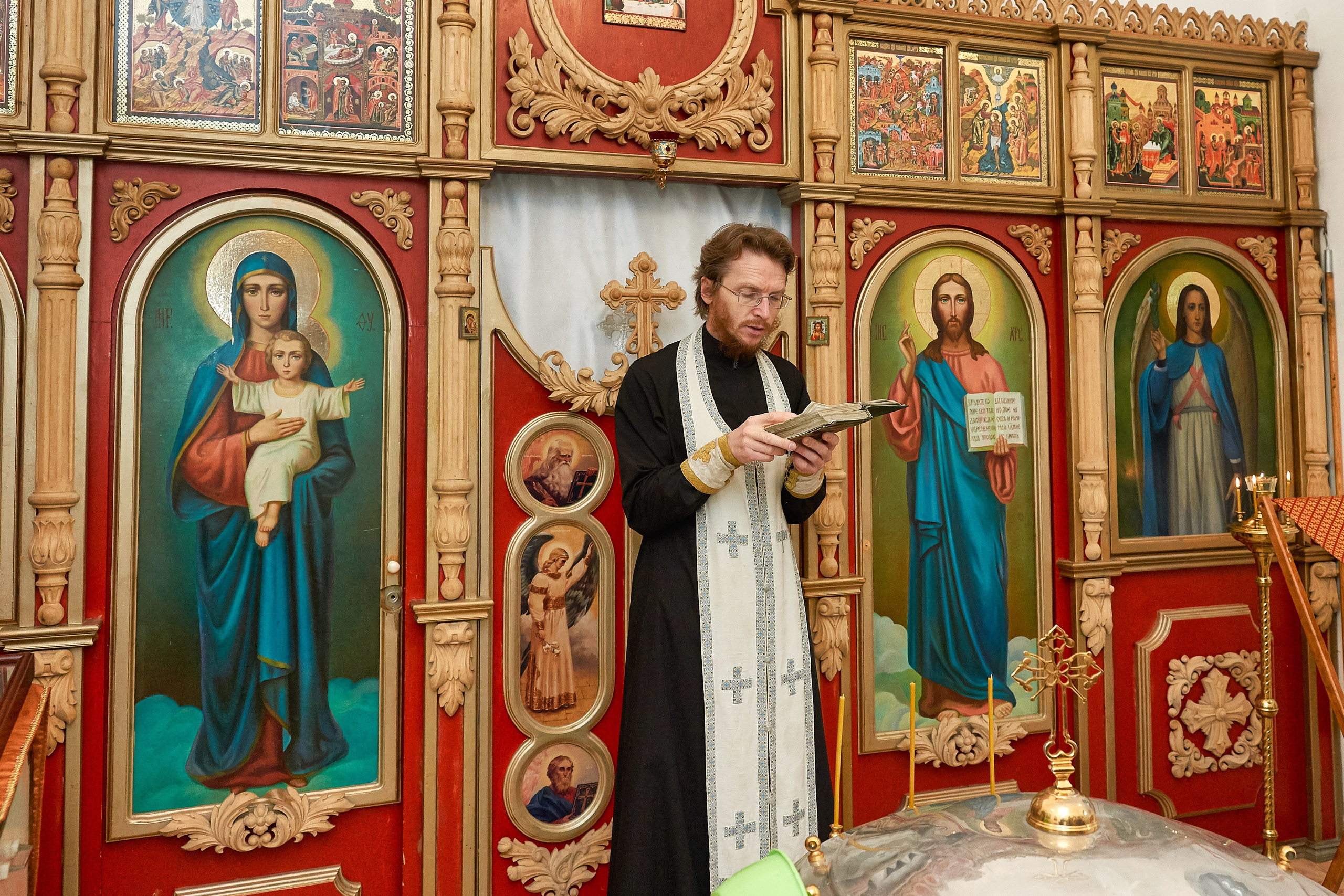 Храм Саввы Сторожевского, крещение. Балашиха