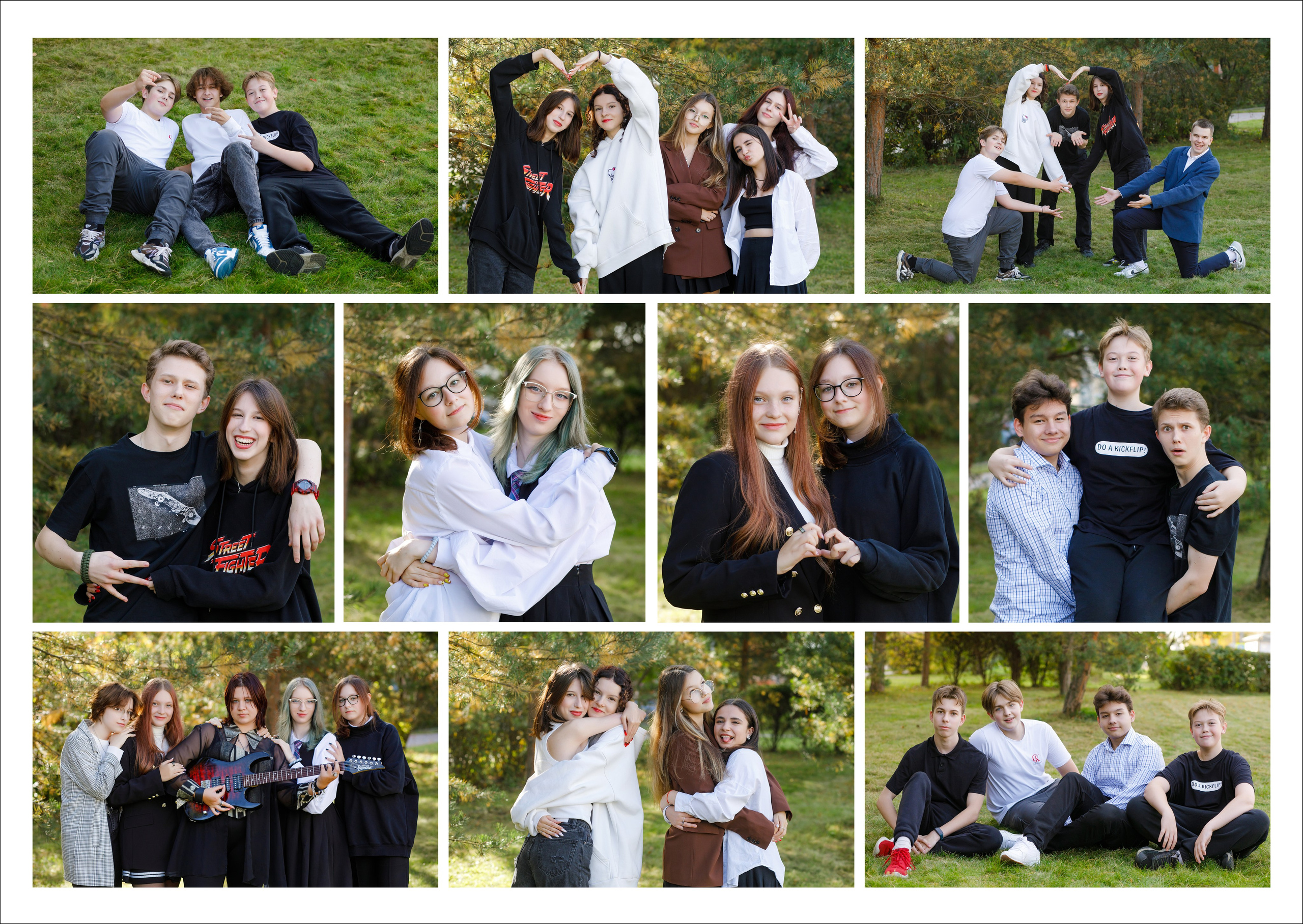 Дизайн «Лайт». Школьные альбомы, Семейные съемки, Портреты, Фотограф Елена Кузнецова