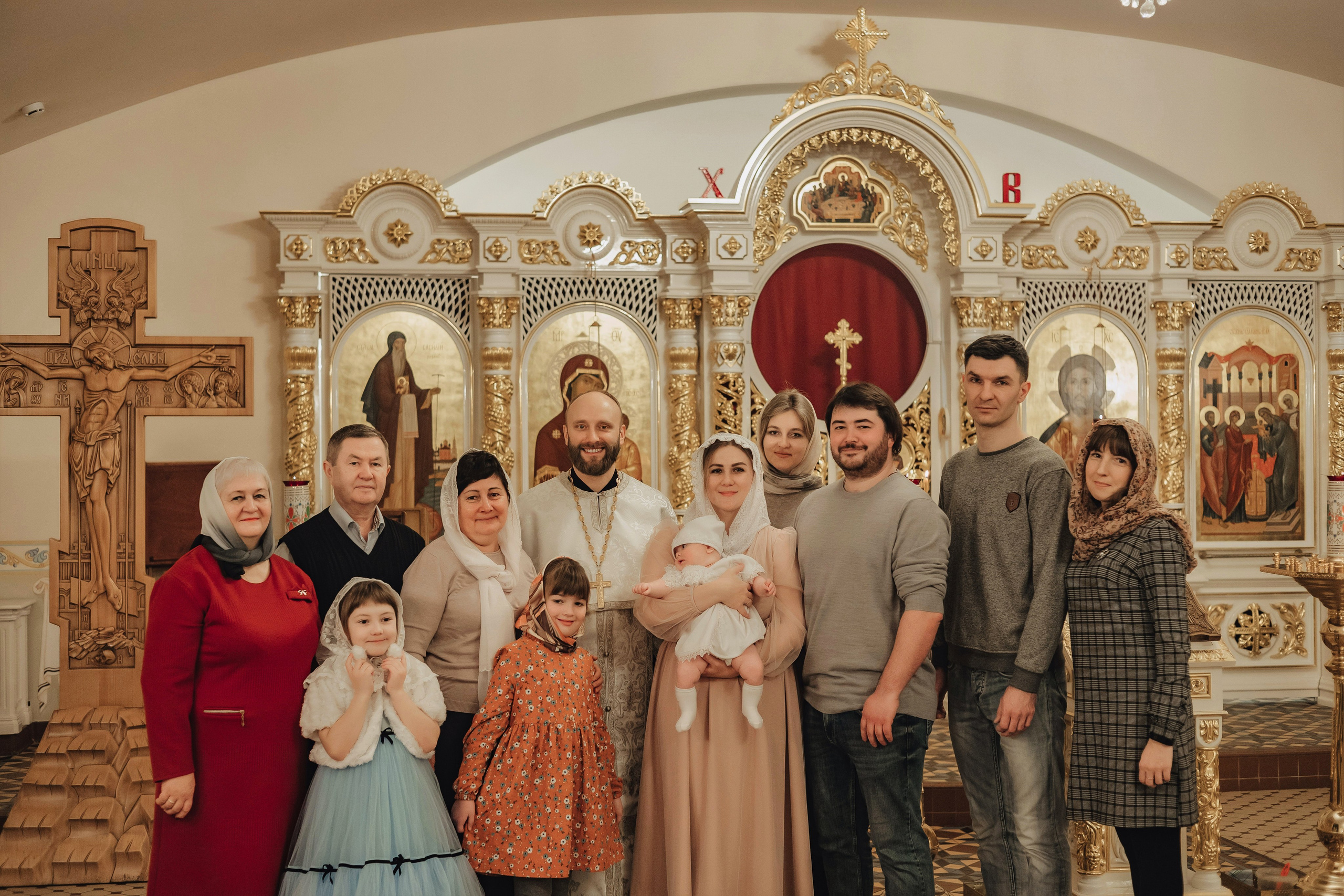 Крещение Анны. Свадебный и семейный фотограф Пушкин Царское Село СПБ Питер Санкт-Петербург и Рязань Ольга Козлова