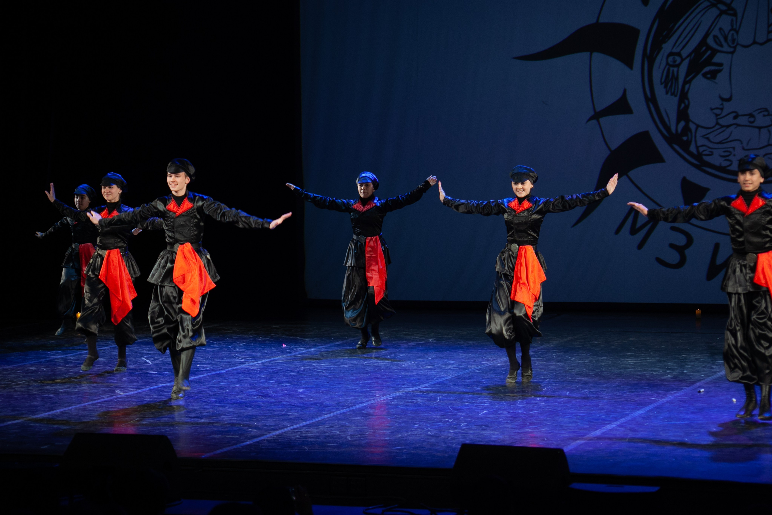 Концерт, грузинские танцы. Art photographer Nino