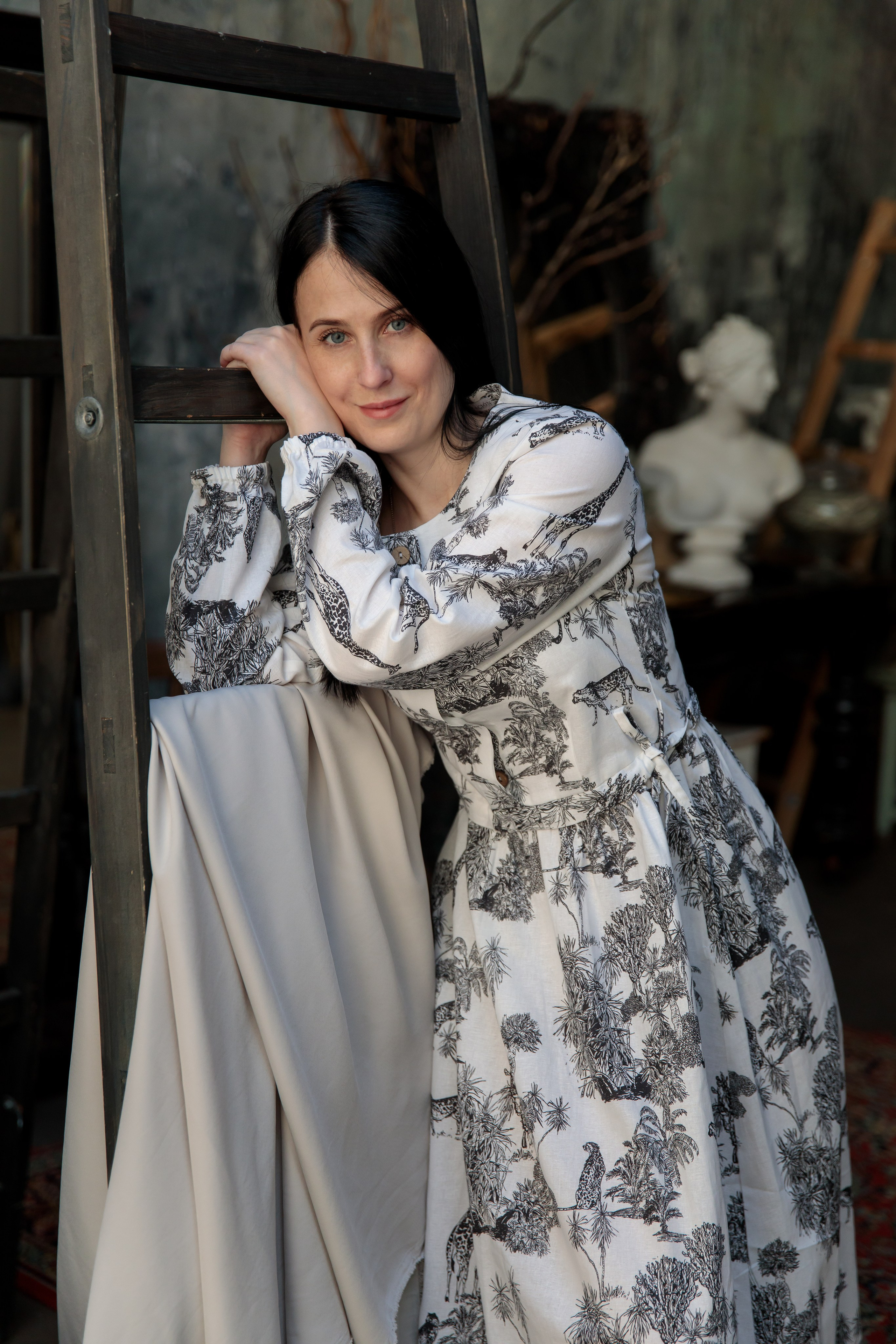 Ольга. Оранжерея. Фотограф в Москве Надуева Татьяна. Женский портрет, детский портрет, с