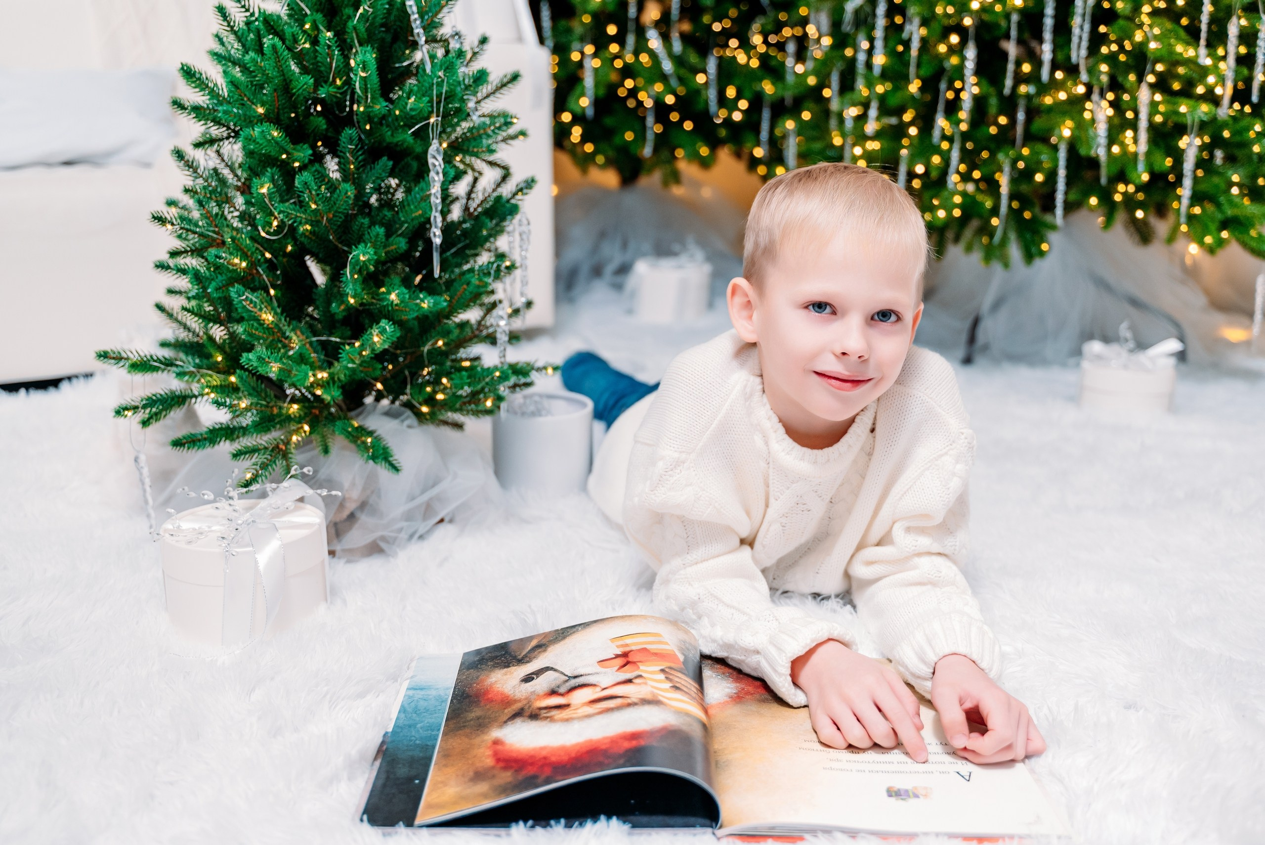 Новогодняя семейная фотосессия. Фотограф Алёна Царькова. Киселевск