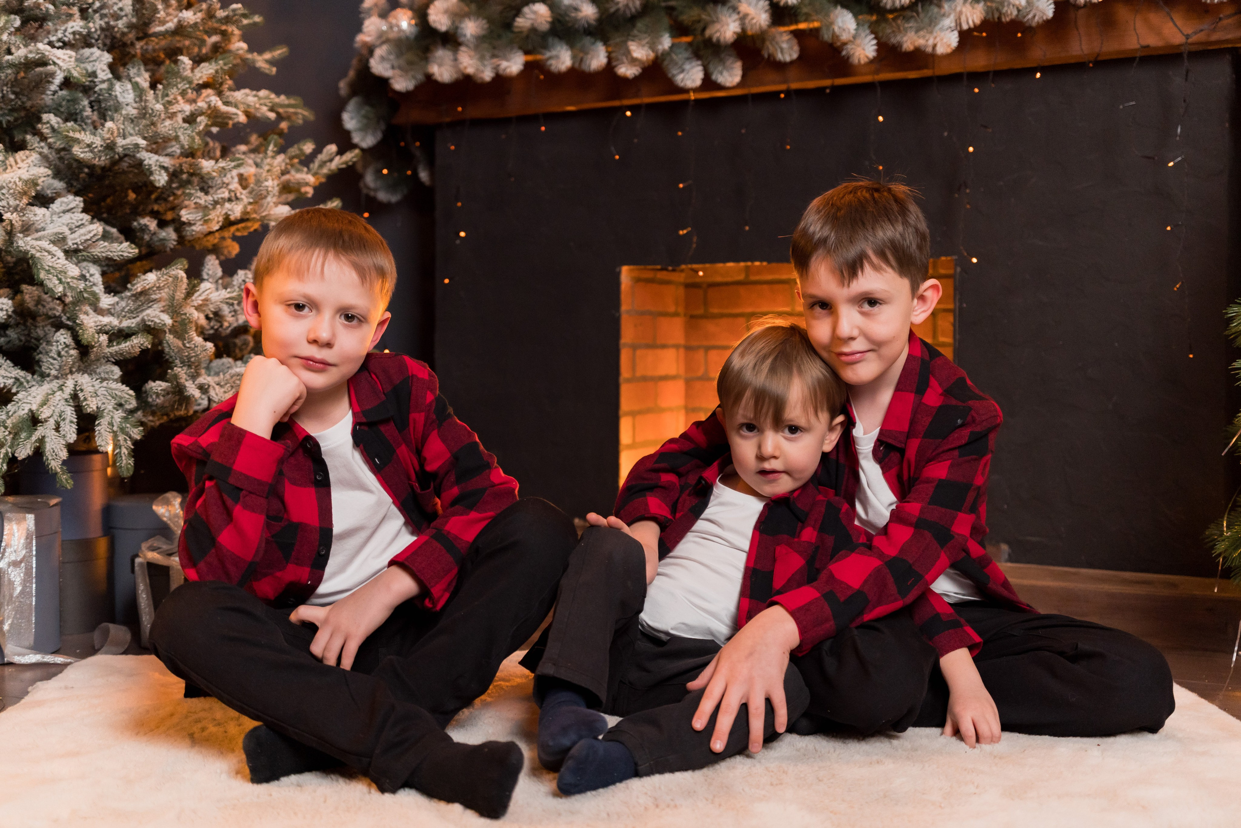 Семейная Новогодняя Фотосессия в Студии Веранда. Свадебный и семейный фотограф в Омске Белозерова Александра