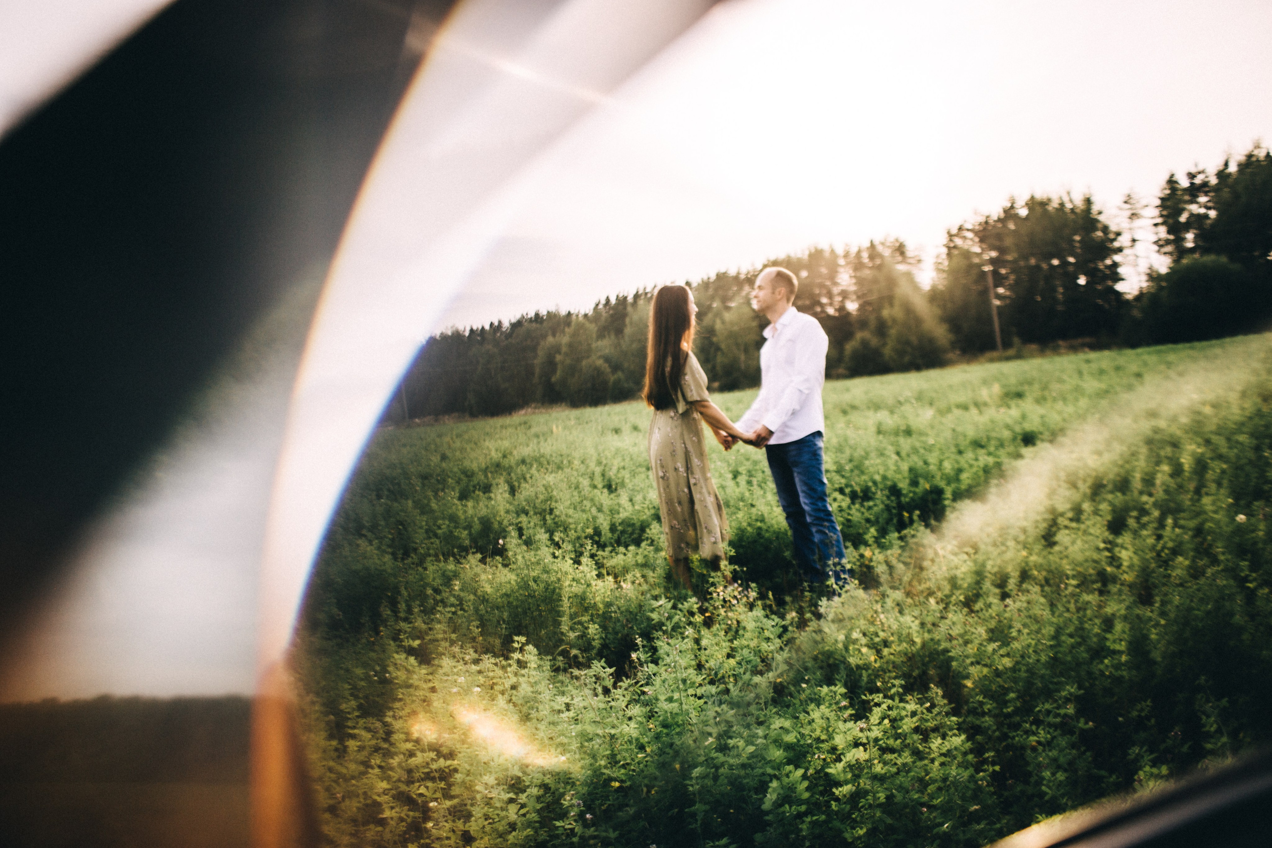 Н+ А. Поле. Закат. Фотограф в Нижнем Новгороде