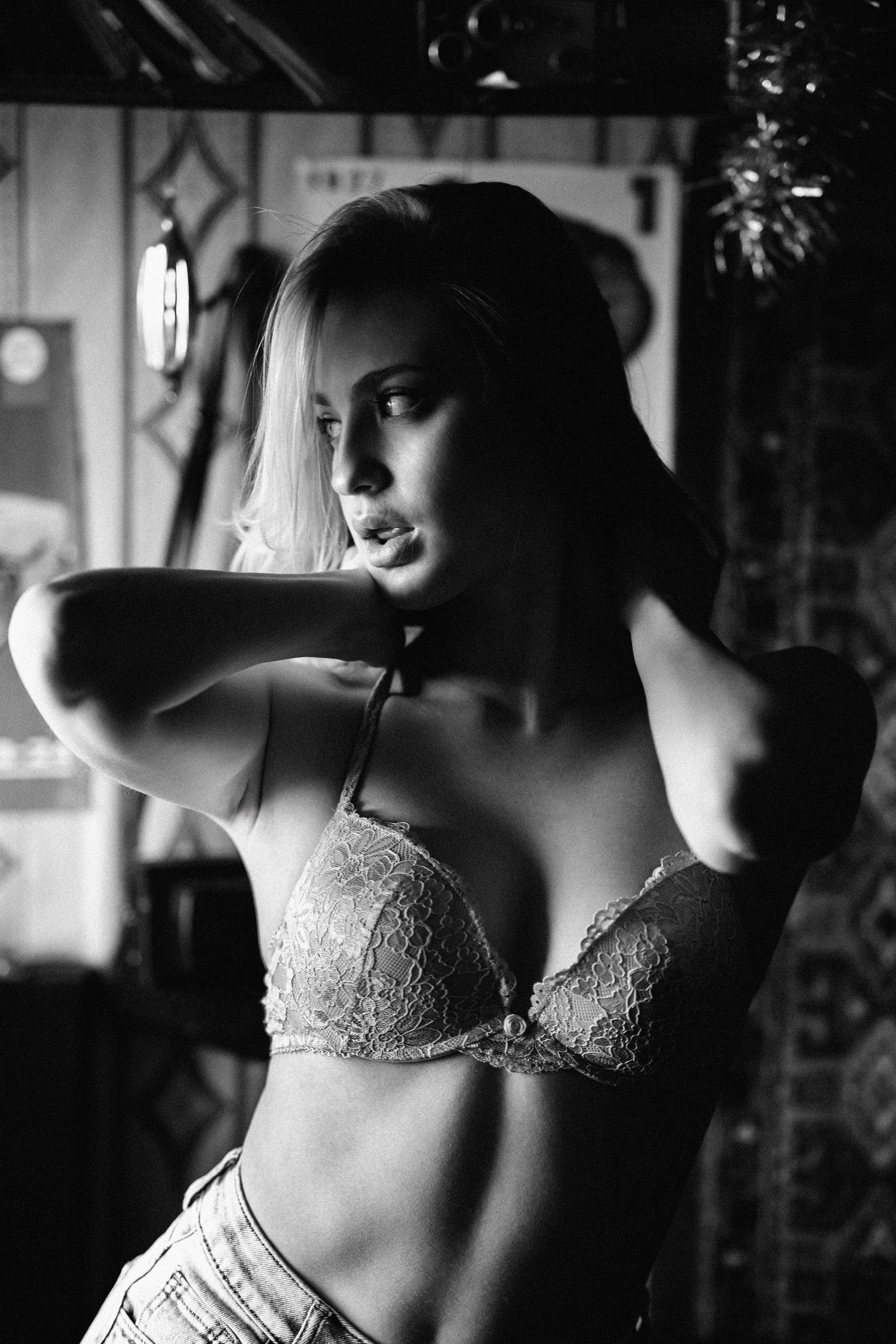Level 1 — Monochrome boudoir