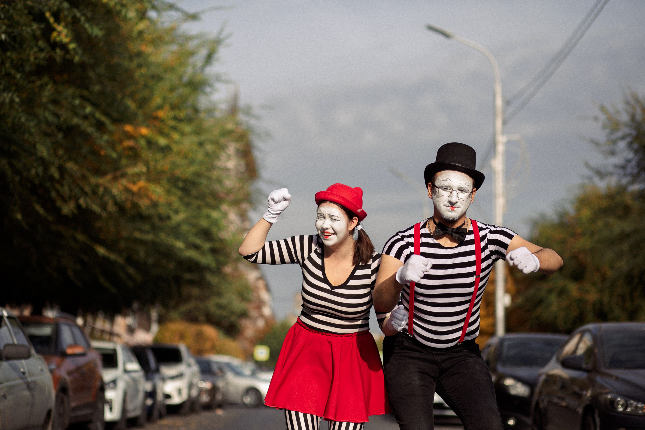 Мимы. Фотограф Крохин Олег