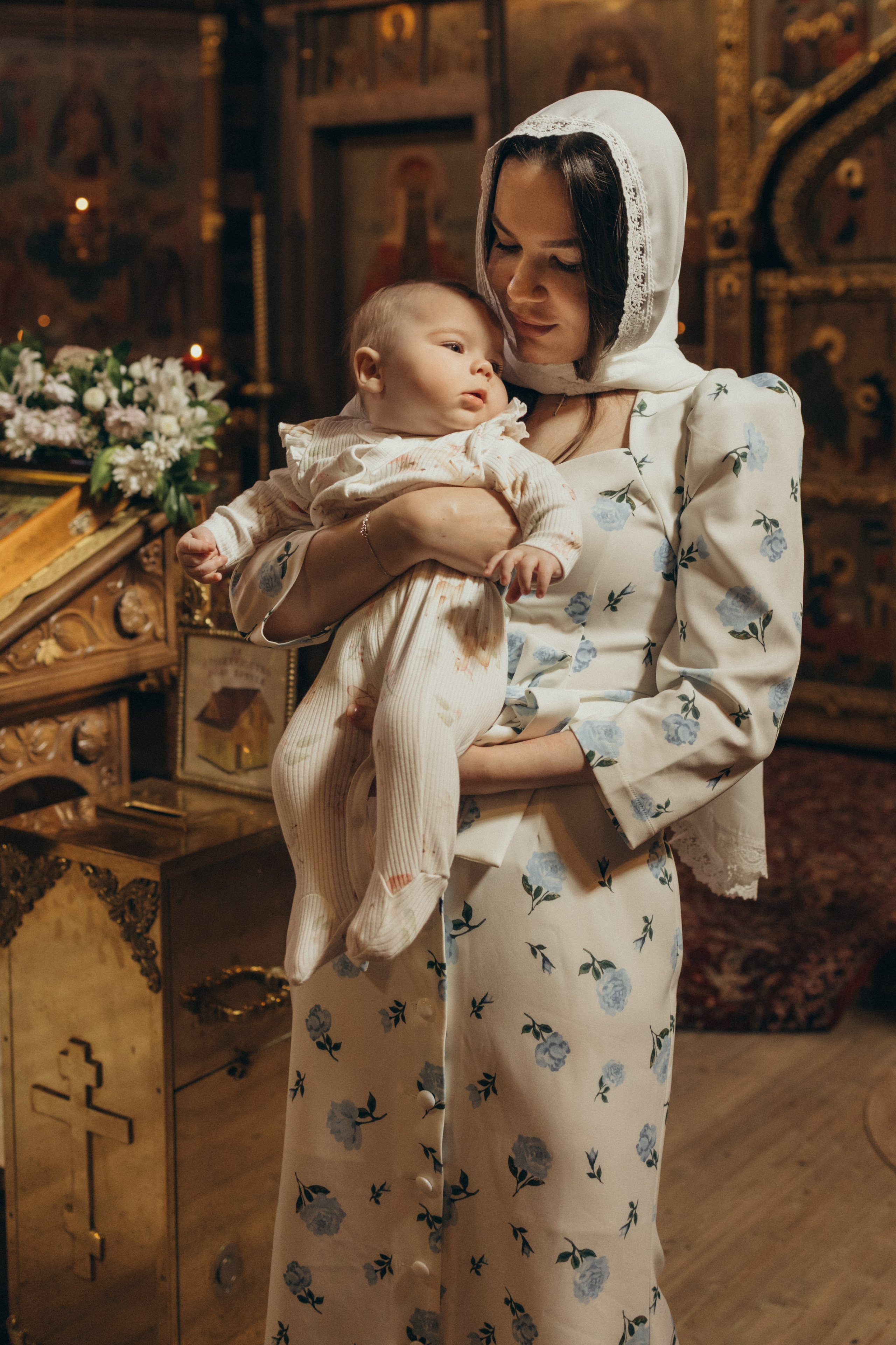 Крещение Машеньки. Семейный фотограф в Москве Валерия Ходько