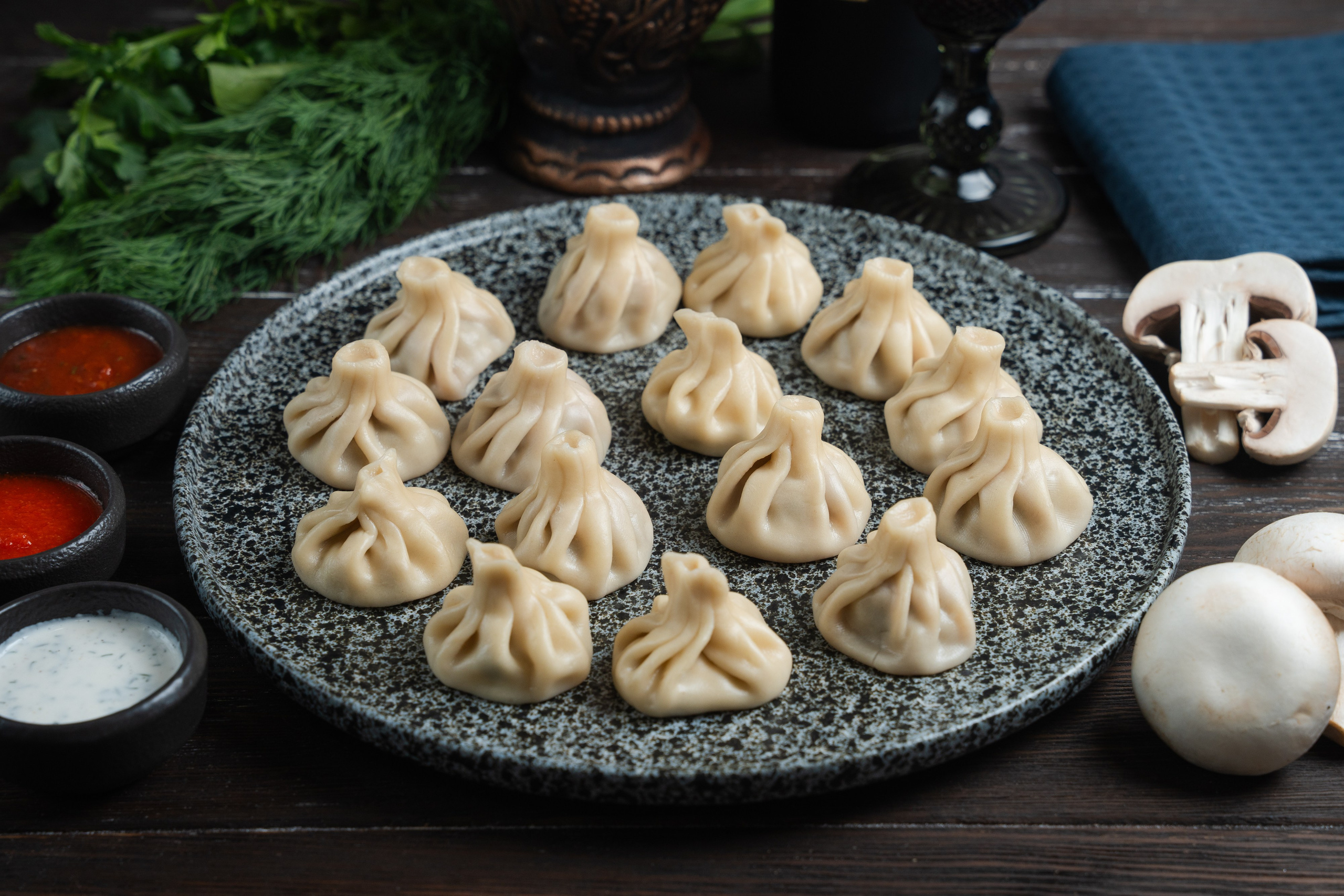 Хинкали. Фотограф Хабаровск