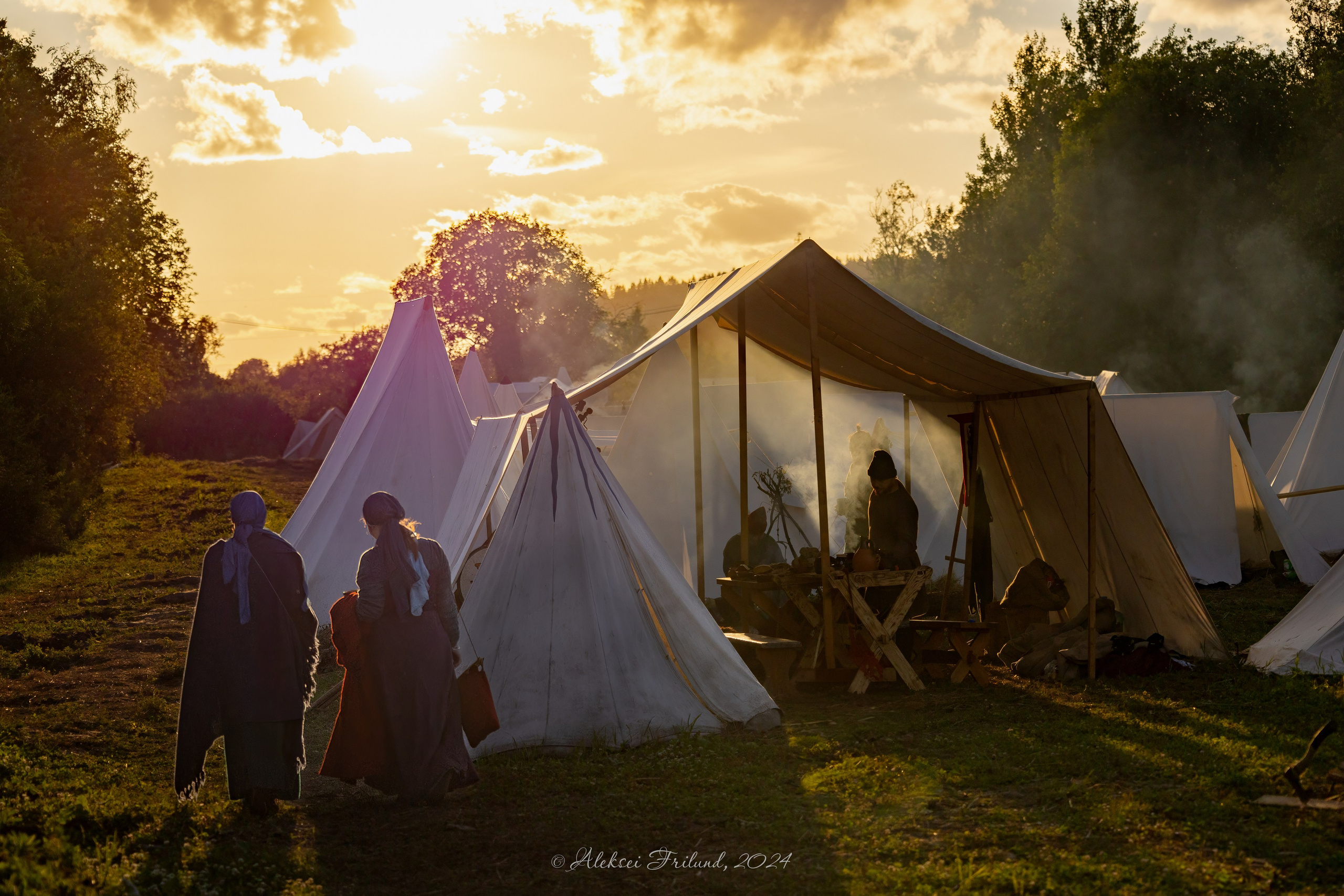Исторический парк «Бастiонъ» (фестиваль «Карельская Земля» 2024 г.). Аэросъемка. Фото и Видео в Карелии. Алексей Фрилунд