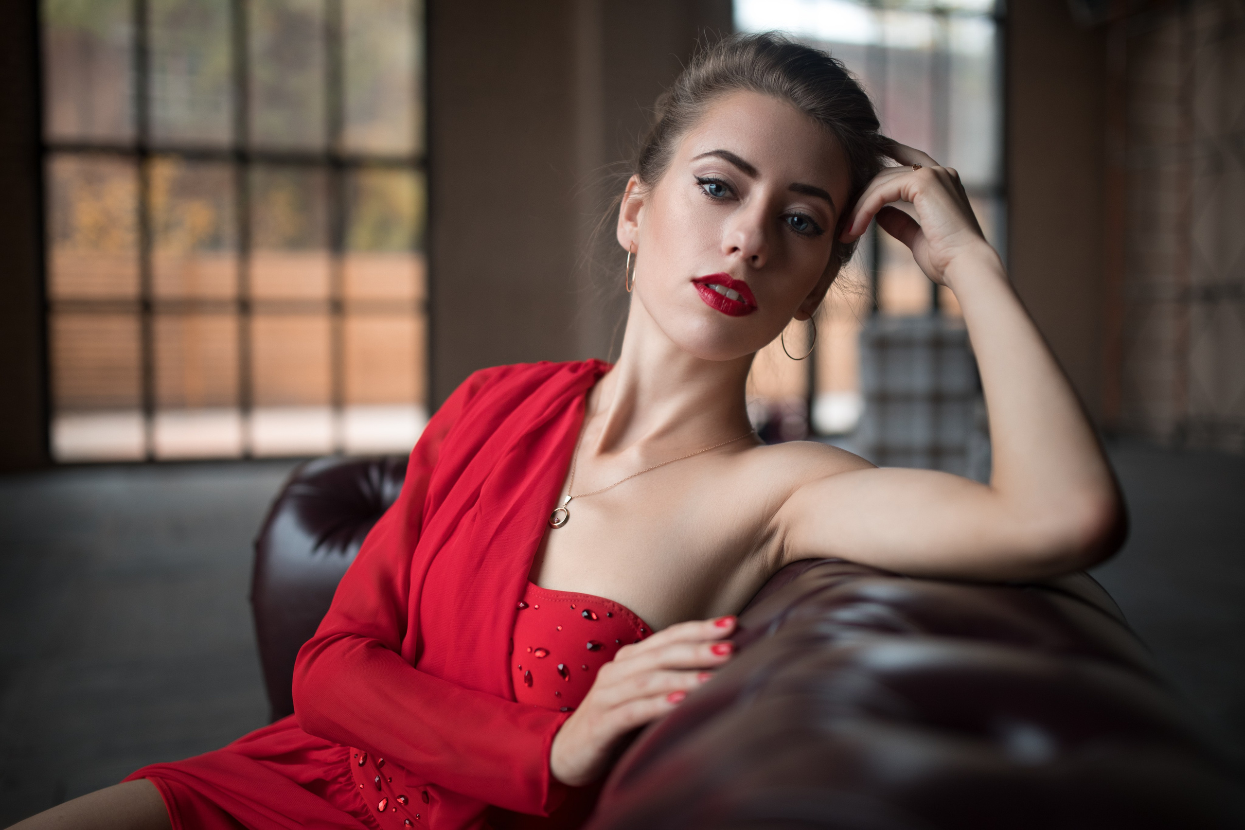 Фотосет с Викторией в интерьерной фотостудии 12.24 в Воронеже для «себя»