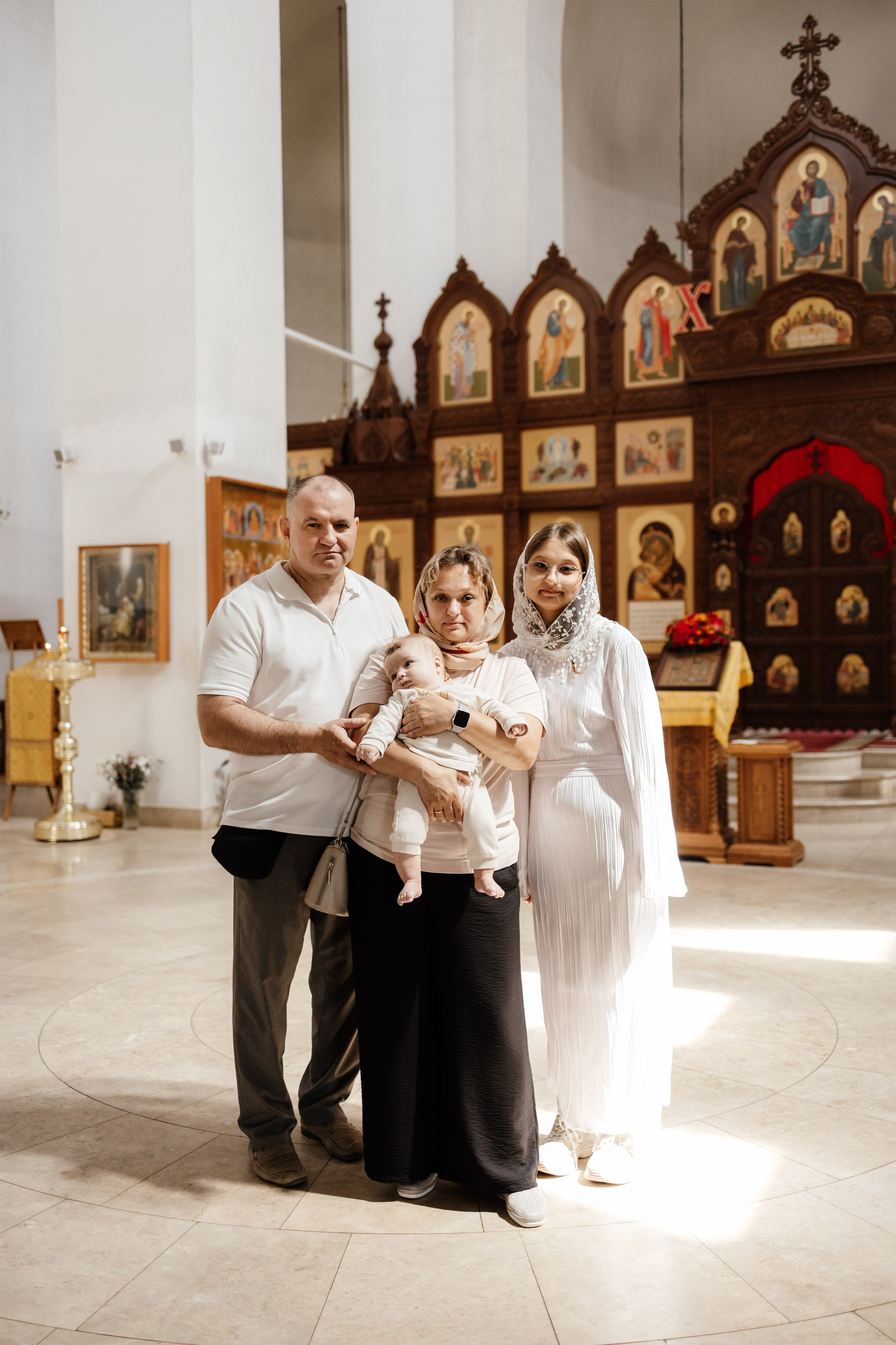 Таинство Крещения Саши. Фотограф новорождённых Newborn Москва