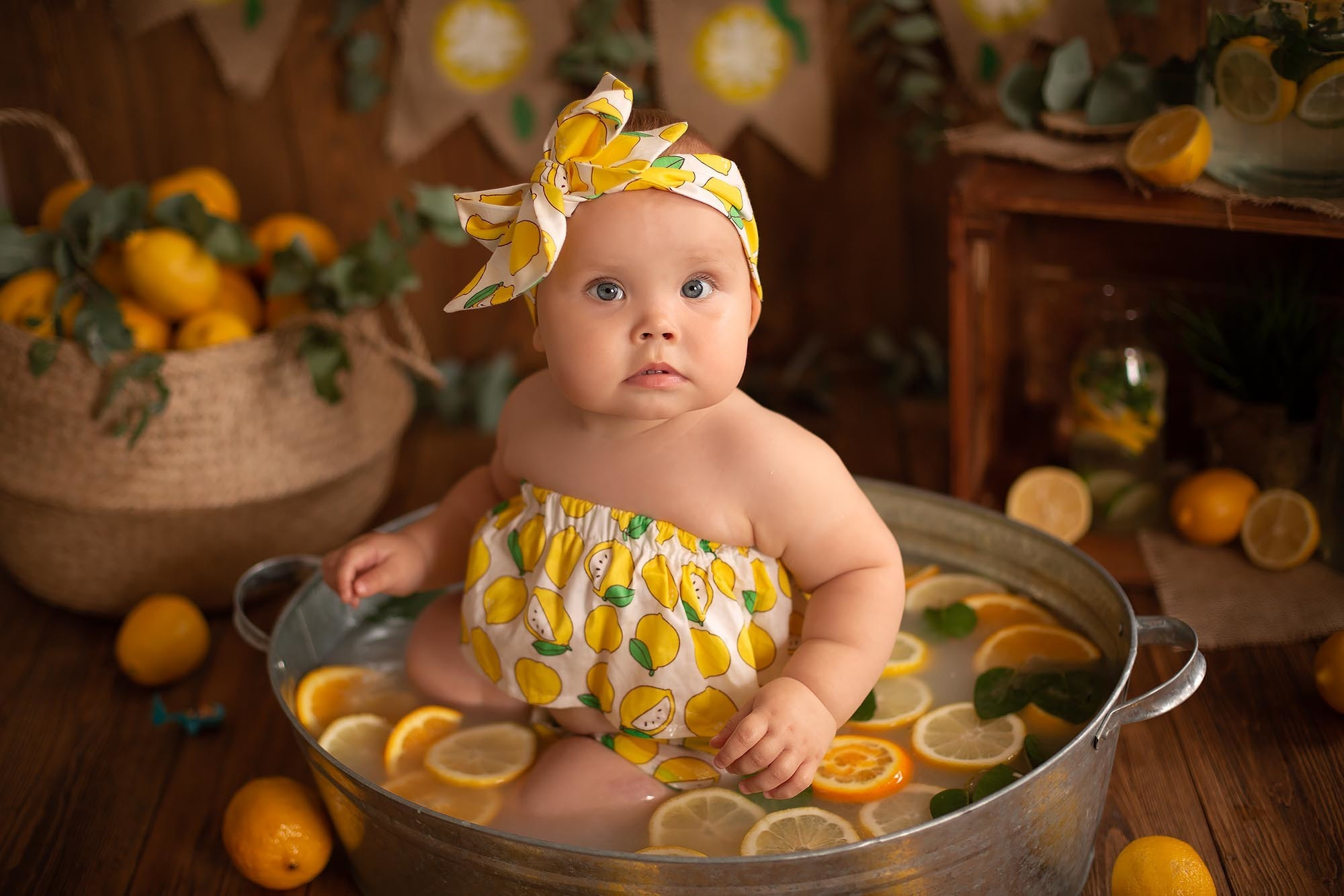 Стилизованная фотоссесия первого годика малыша. Семейный и детский фотограф в Сочи Наталья Вербицкая