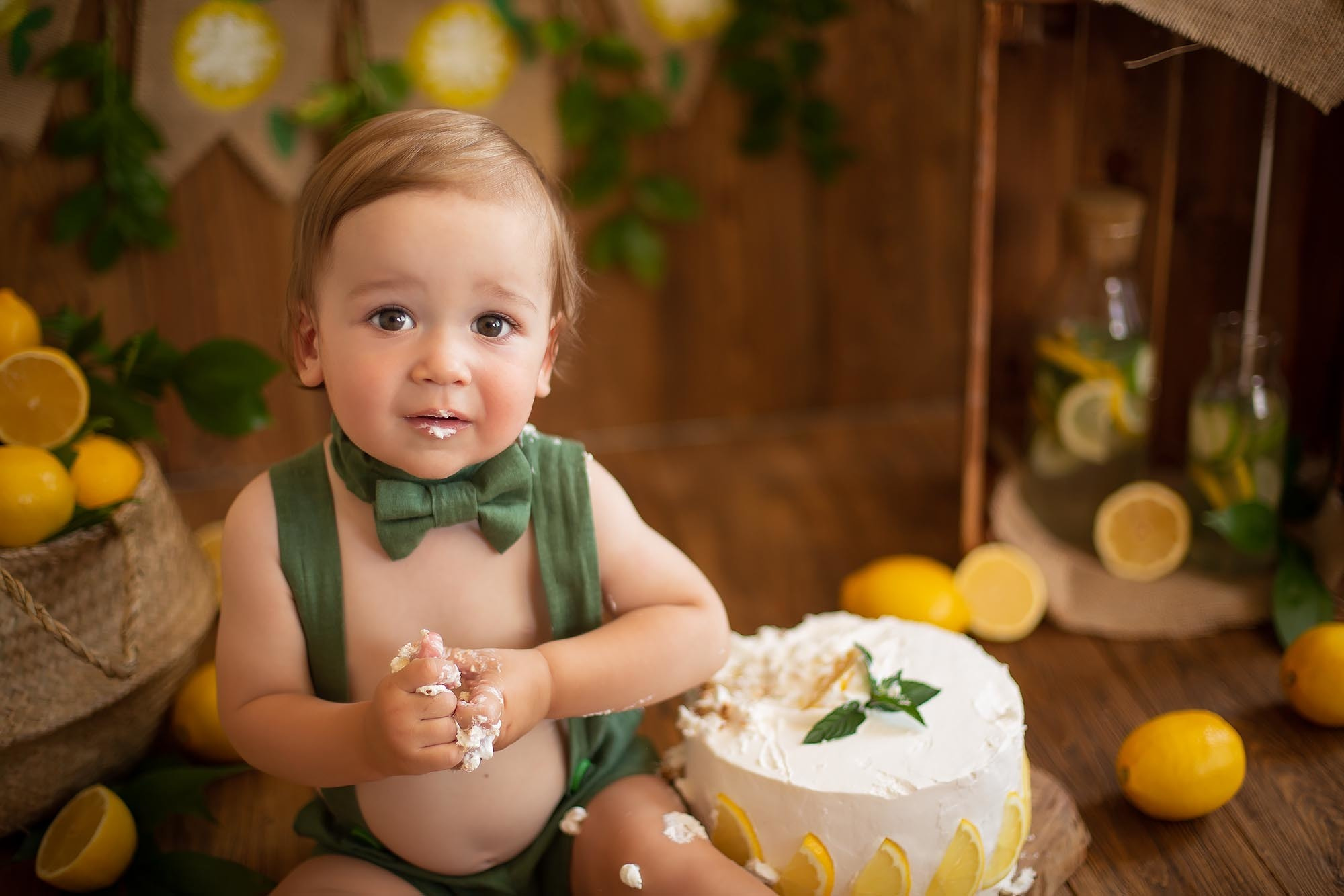 Стилизованная фотоссесия первого годика малыша. Семейный и детский фотограф в Сочи Наталья Вербицкая