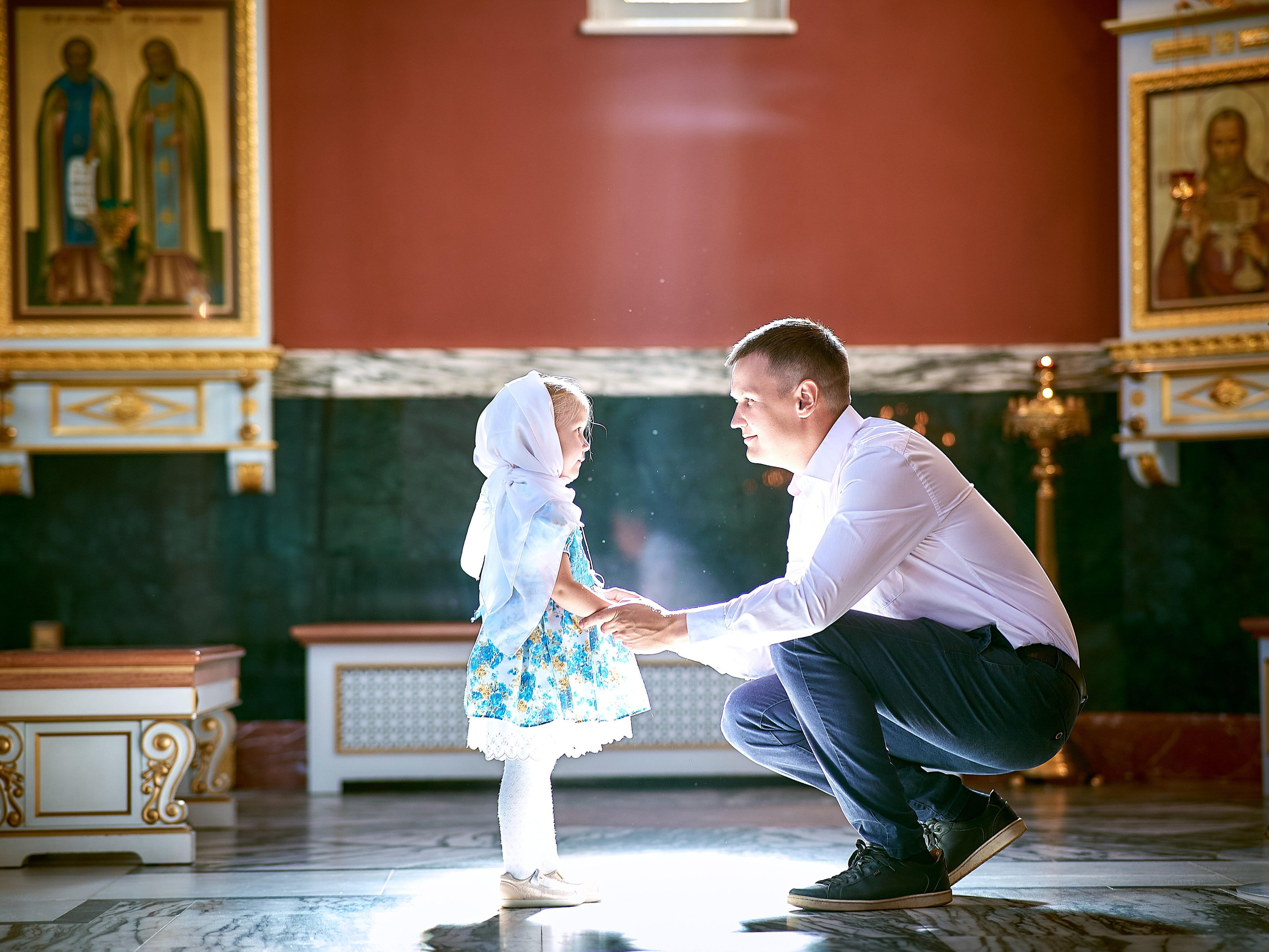 Крещение Кристины | Храм «Спас на Каменке». Свадебный фотограф в Санкт-Петербурге Славин Денис