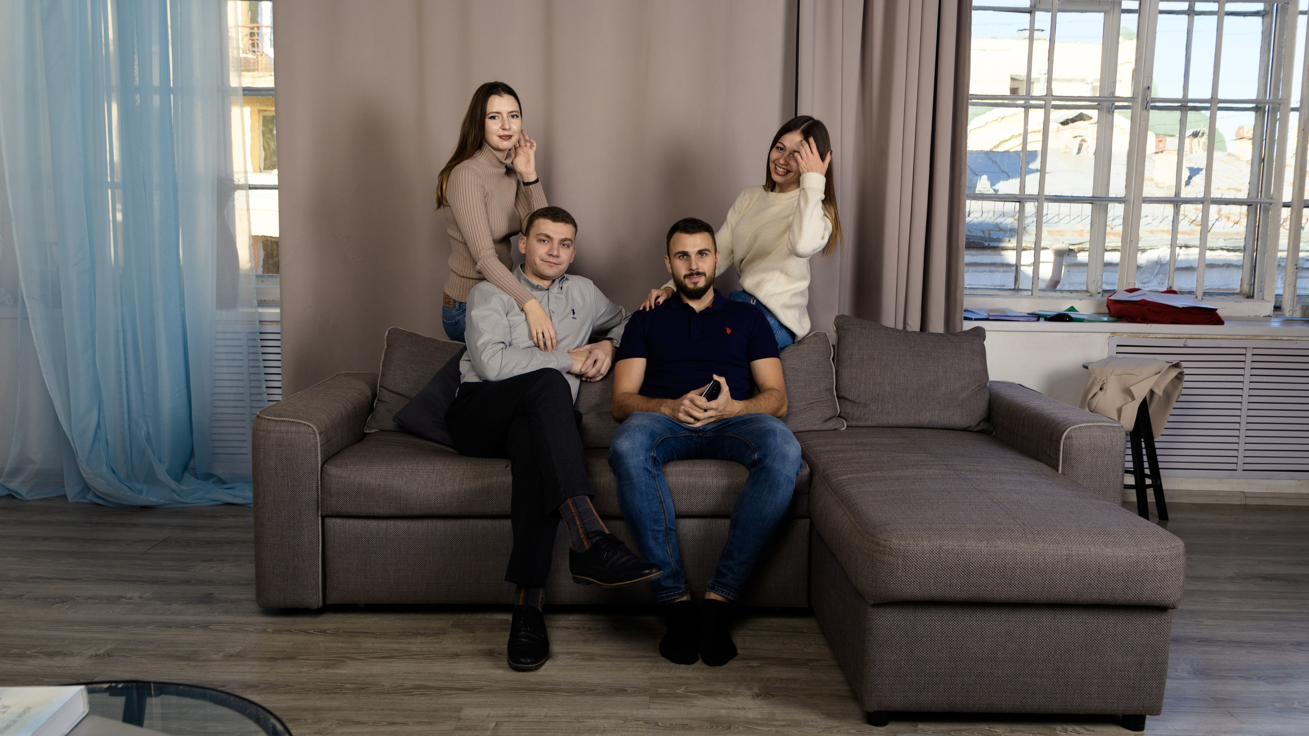 Две пары. Семейный и индивидуальный фотограф Life style в Санкт-Петербурге Мария