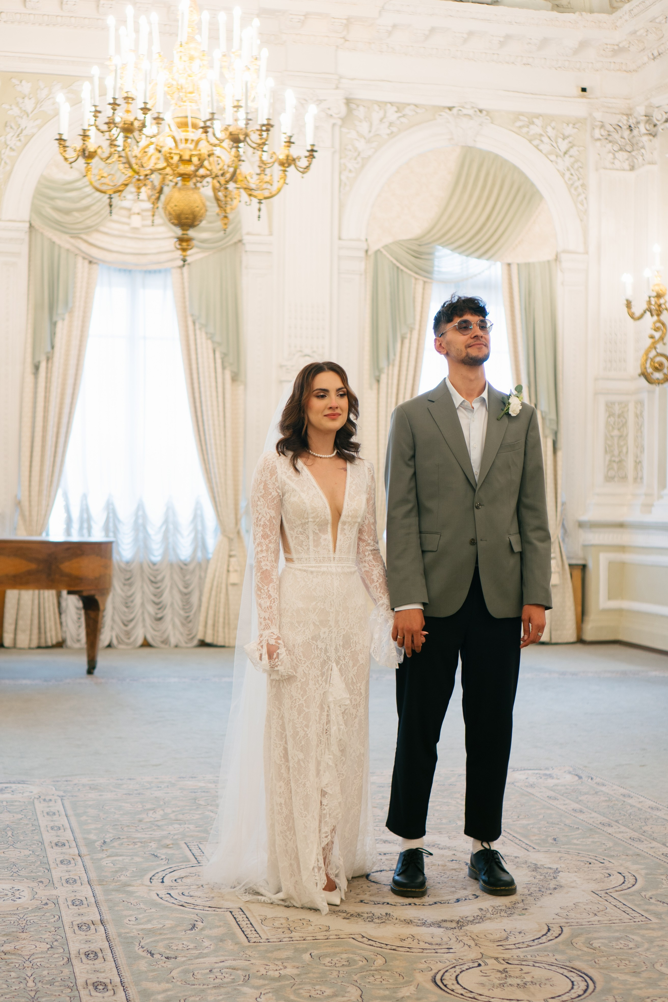 СВАДЕБНАЯ СЬЕМКА В ПЕРВОМ ДВОРЦЕ БРАКОСОЧЕТАНИЯ. Профессиональный фотограф, Санкт-Петербург — Виктория Богомолова