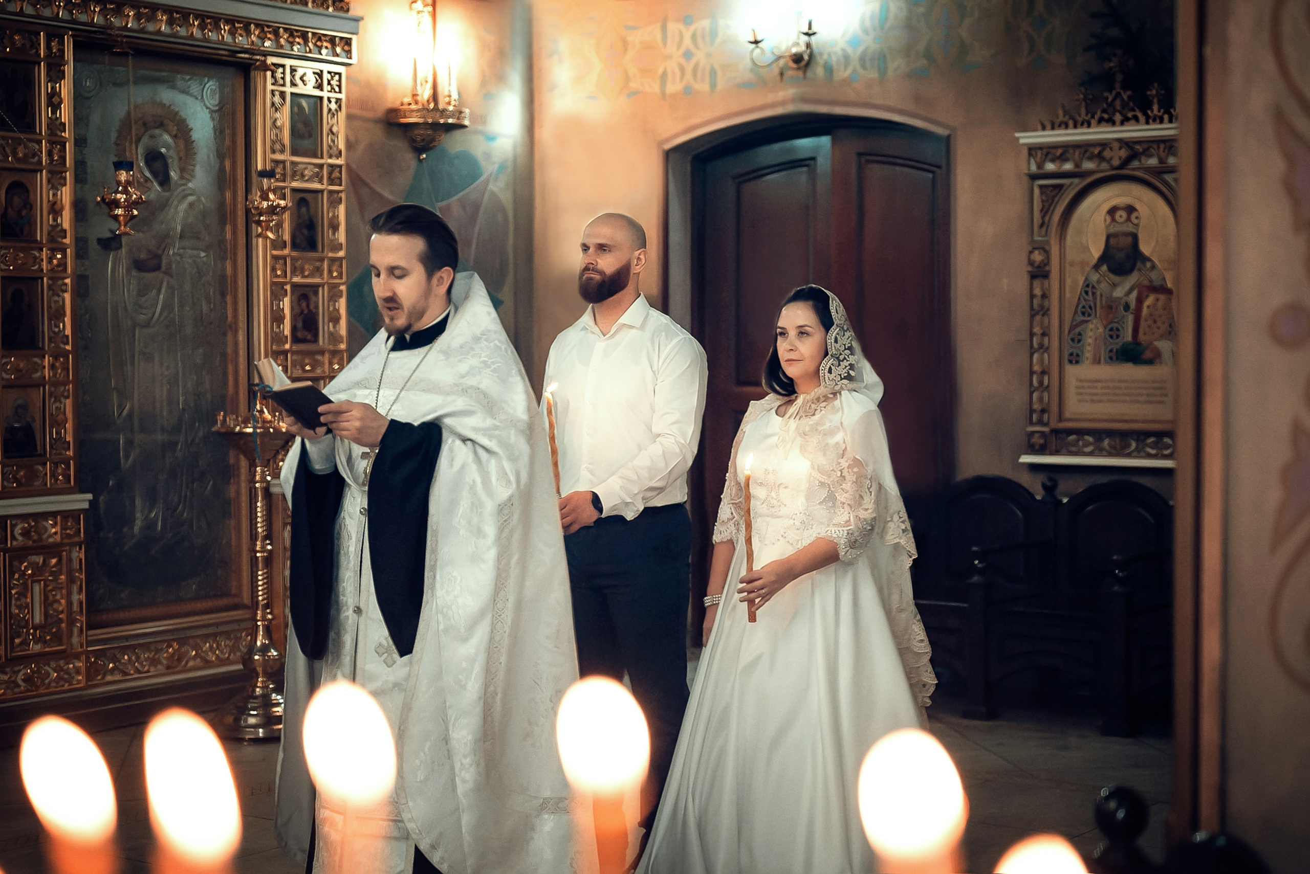Таинство Венчания (репортажная съемка). Moscow_CPC