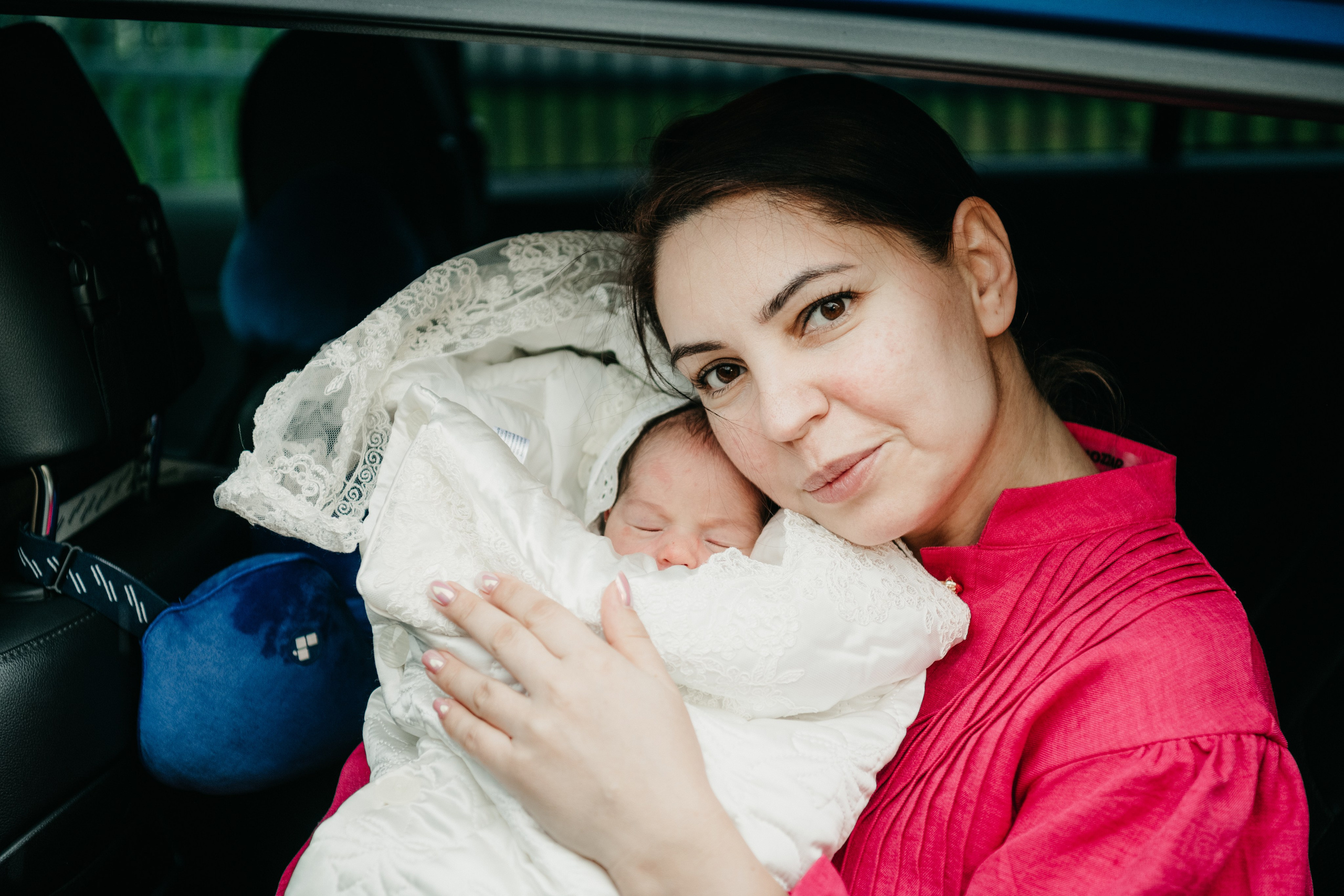 Выписка Адель. Ерамишанцева. Фотограф на выписку из роддома в Москве и МО