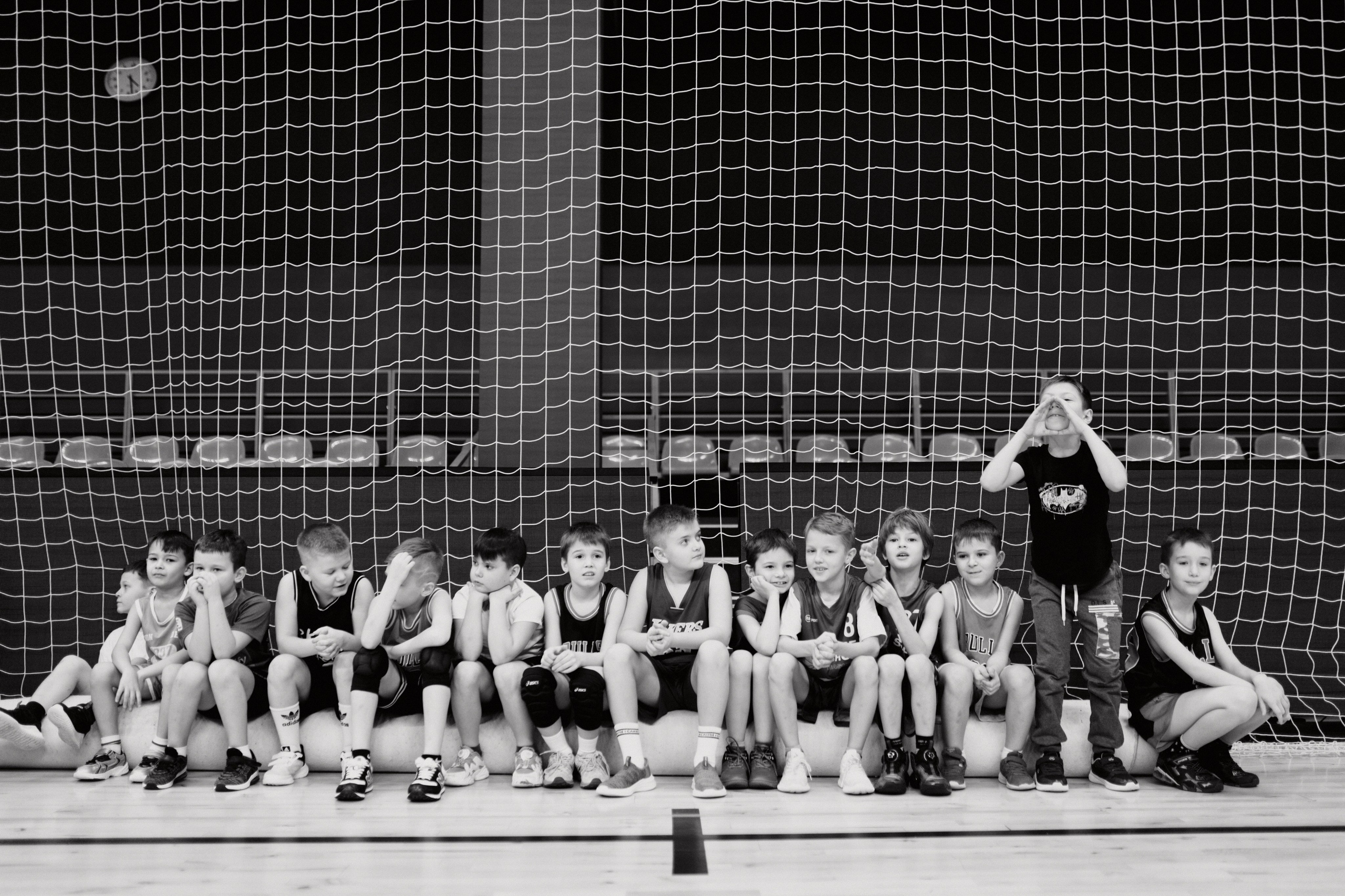 Новогодний баскетбол 2025. Детская лига. Евгений Бреча. Коммерческий и бэкстейдж фотограф в Москве