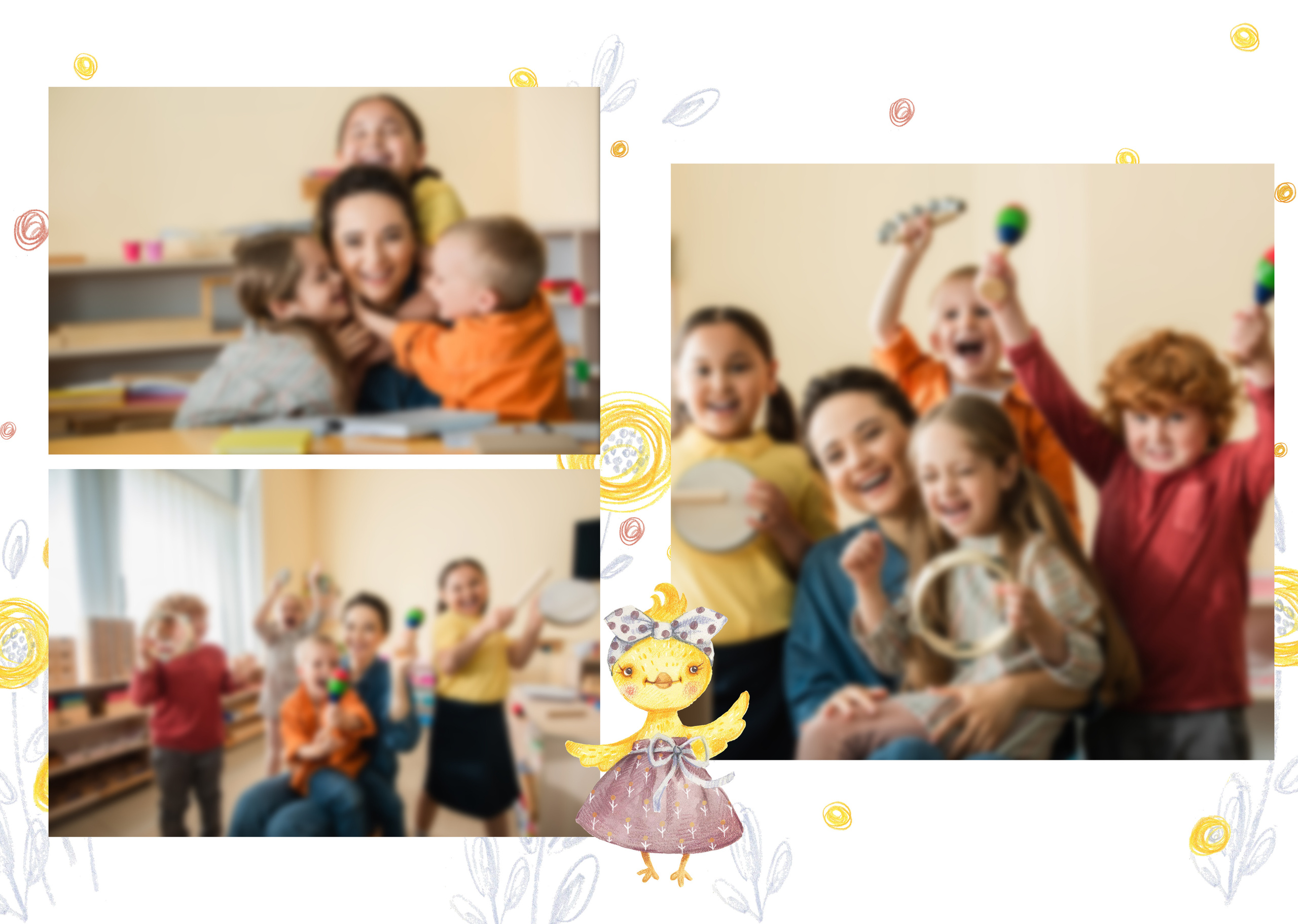 Альбом «Цыплята» 20*20 / 21*30. Фабрика выпускных альбомов