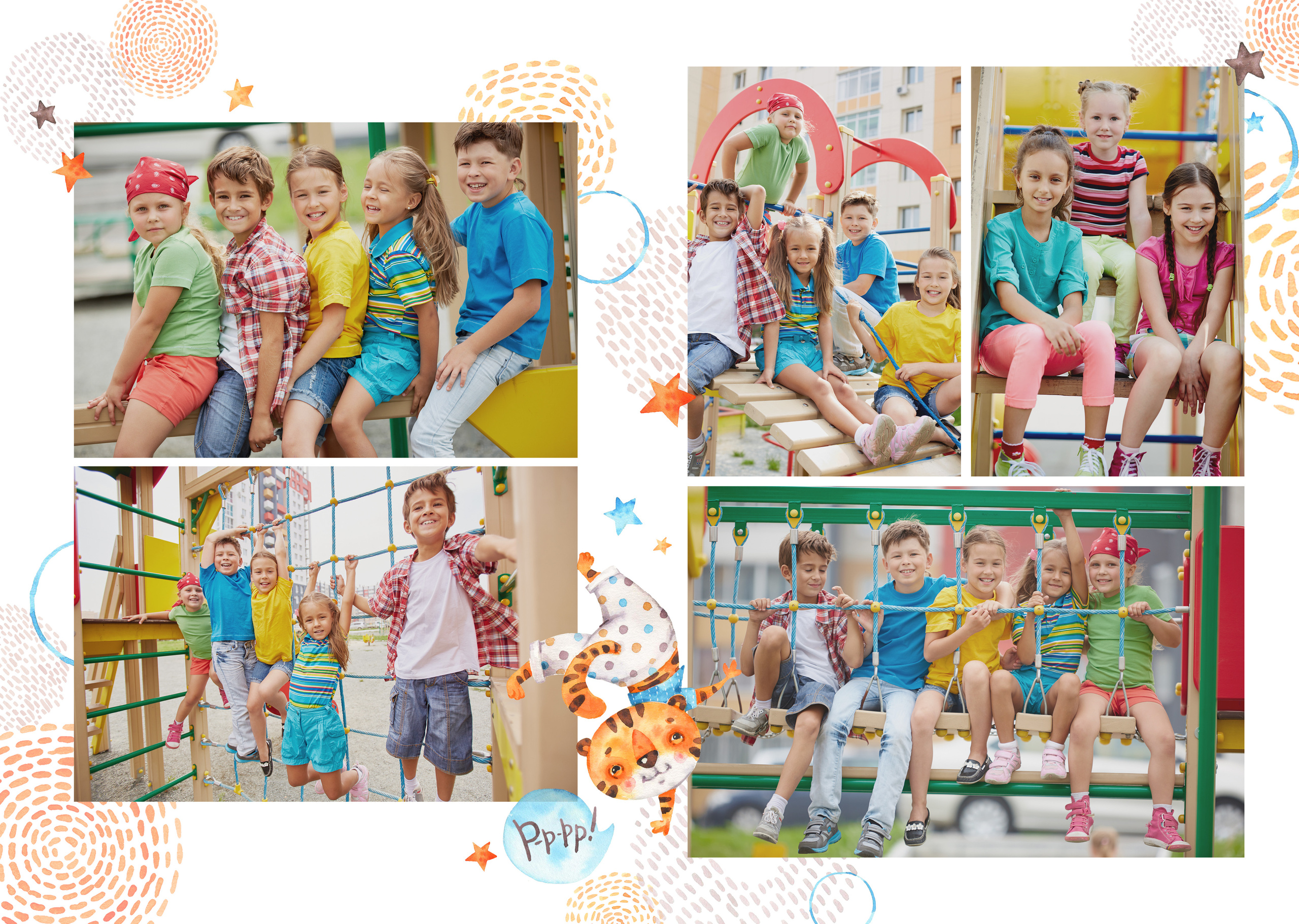 Альбом «Тигрята» 21*30. Фабрика выпускных альбомов