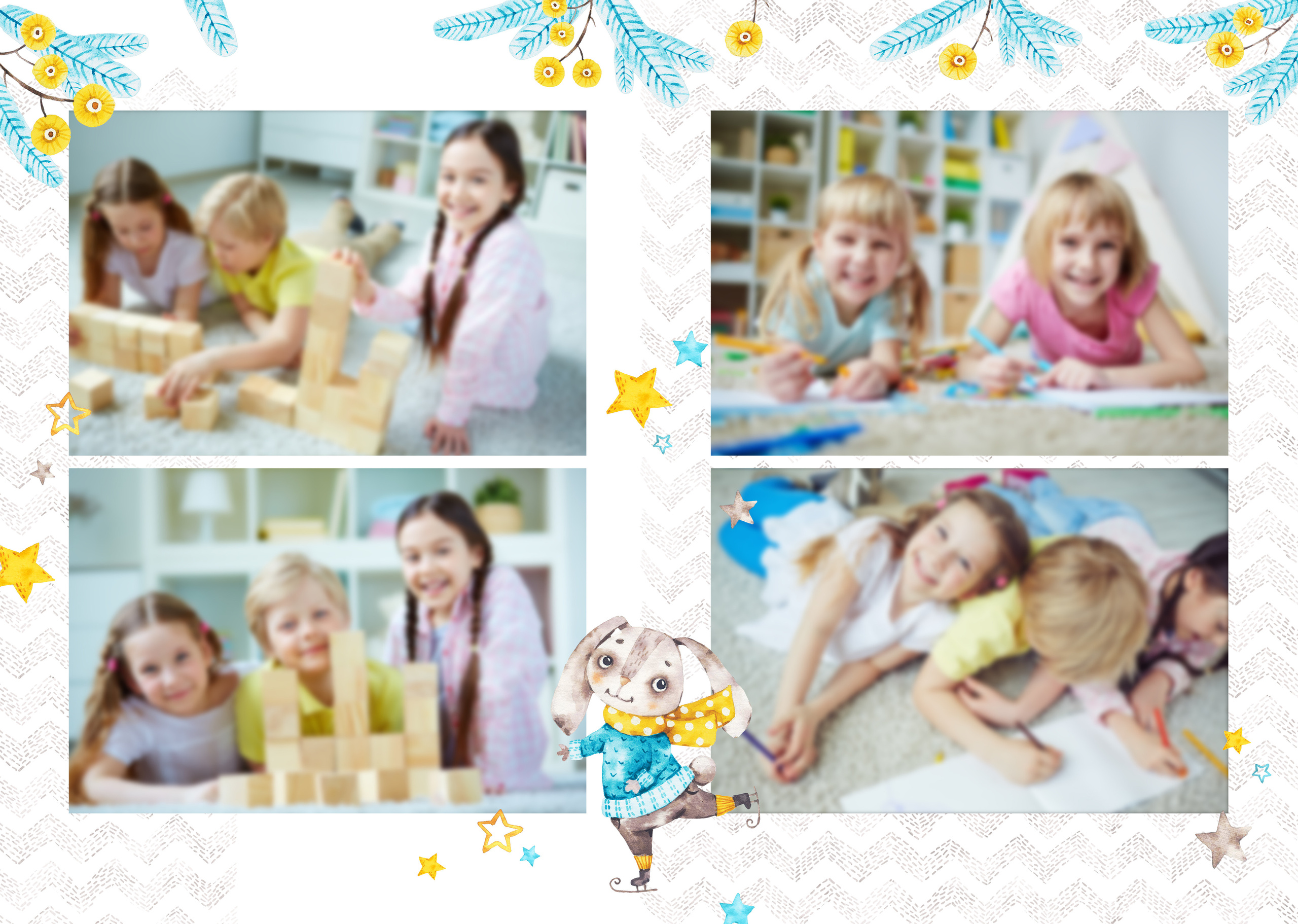 Альбом «Ушастики» 20*20 / 21*30. Фабрика выпускных альбомов