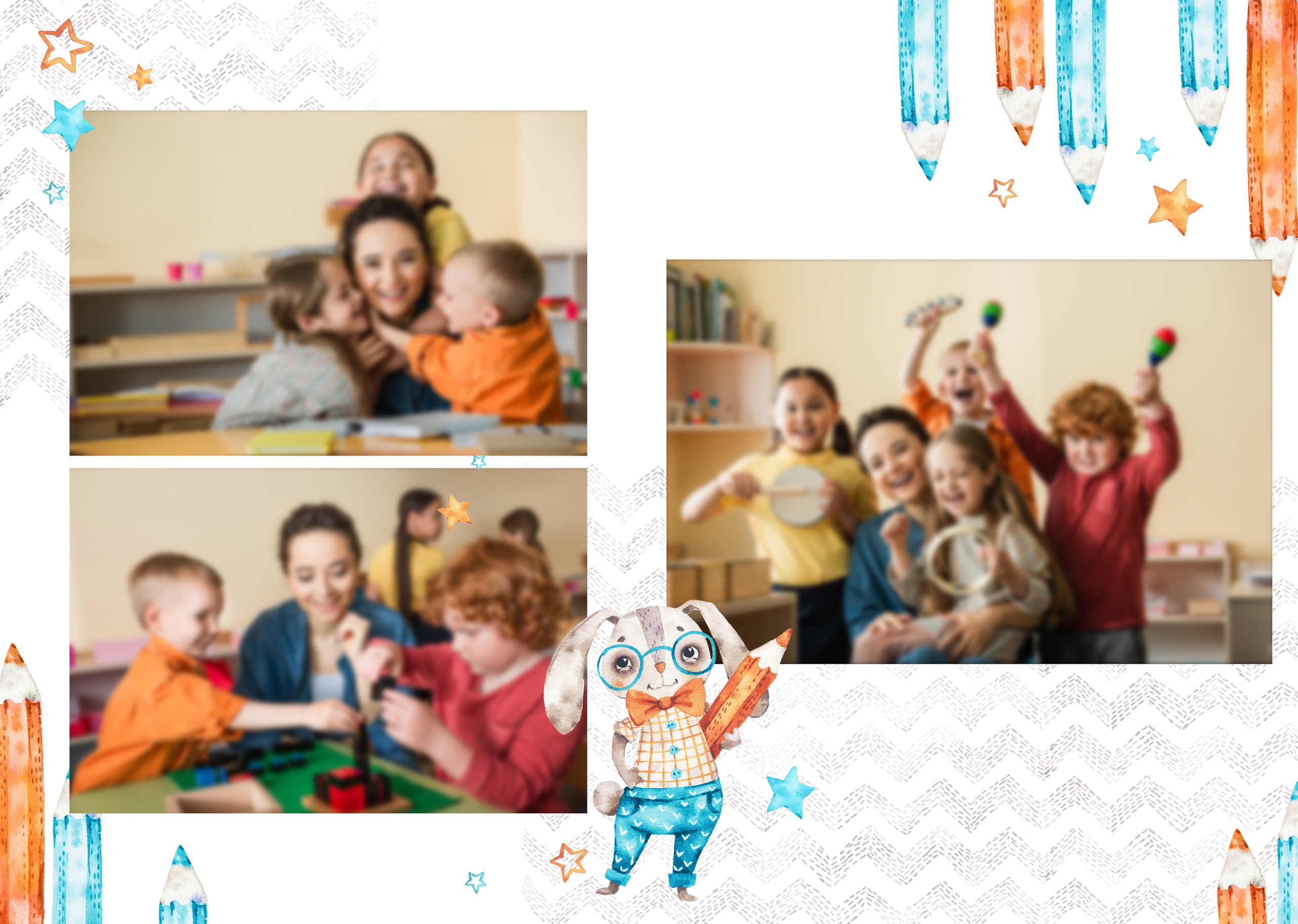 Альбом «Ушастики» 20*20 / 21*30. Фабрика выпускных альбомов