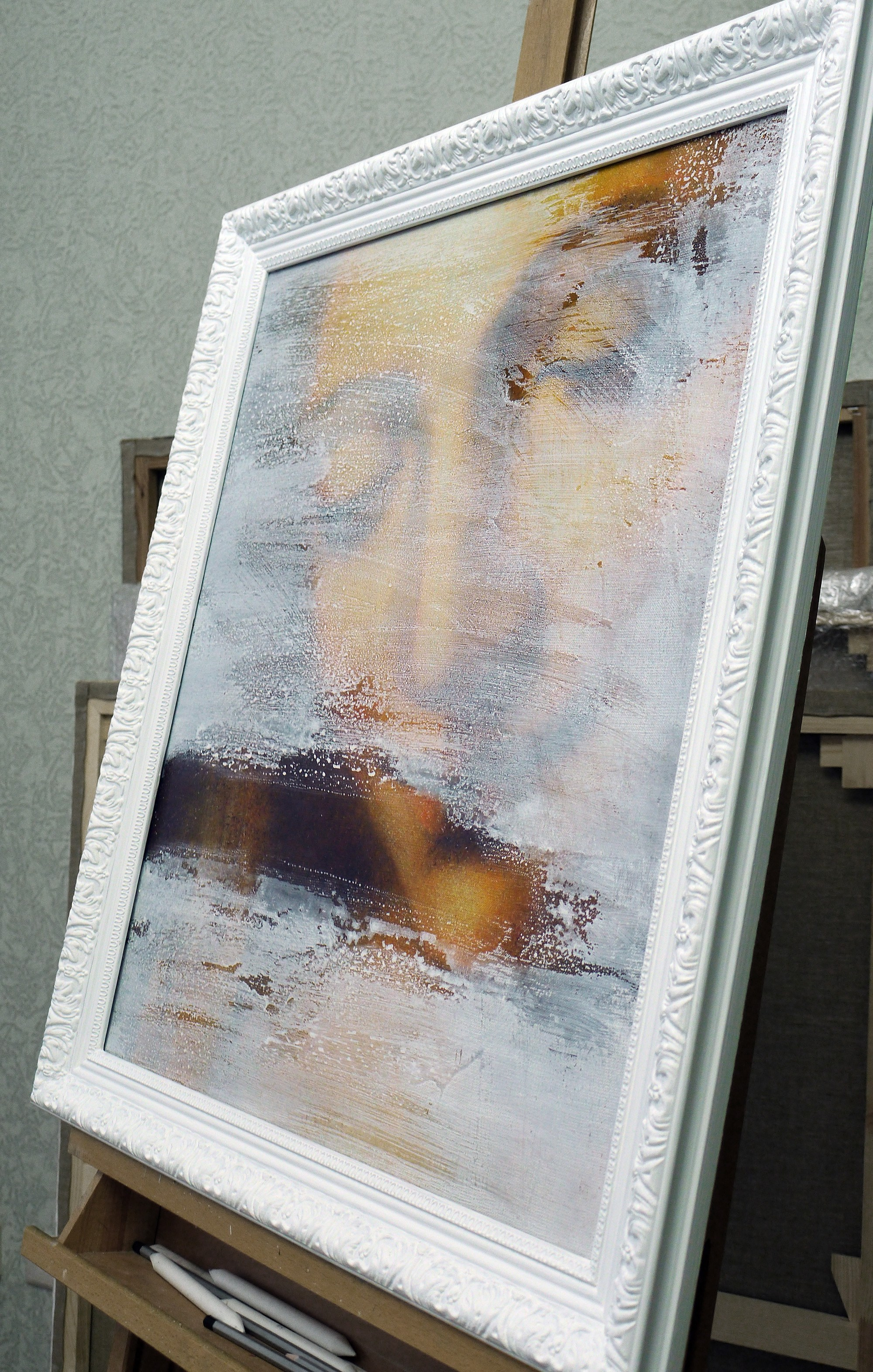 Да Винчи за стеклом. Художник Ольга Рикун. Москва