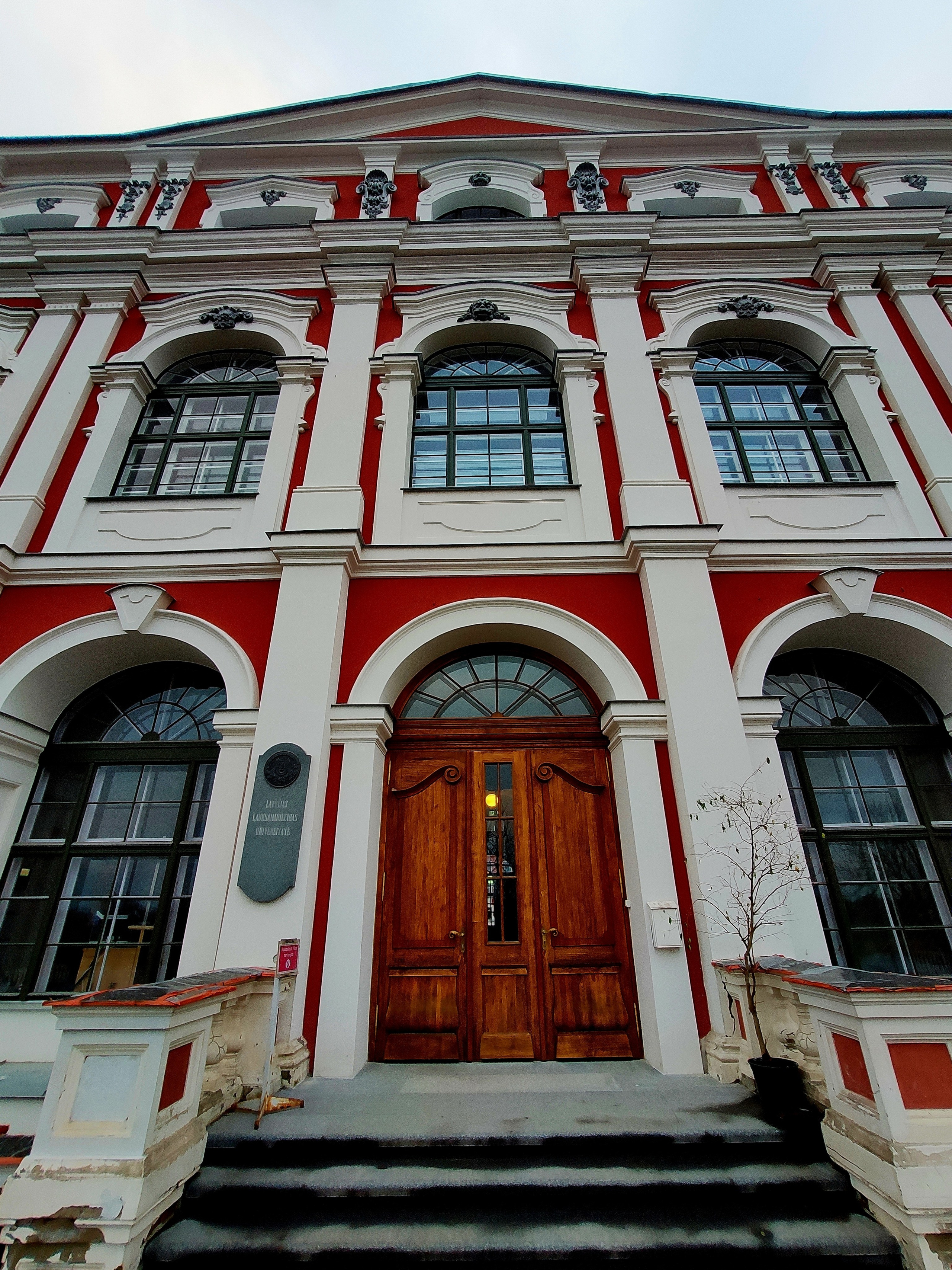 Дворец служил парадной резиденцией герцогов Курляндии и Семигалии в их столице — Митаве (ныне Елгава)